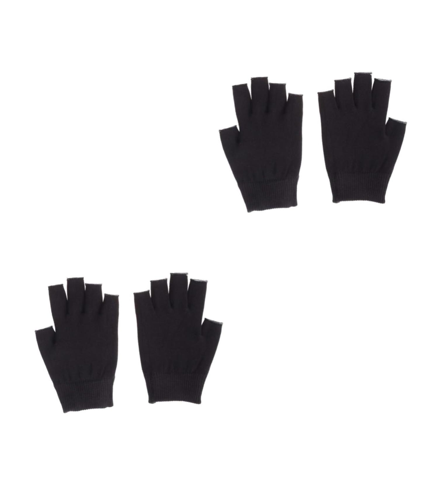 minkissy 2 Pairs Moisturizing Gloves Black Gloves Mositurizing Glove Mositurizing Fingerless Glove Gel Gloves Hydrating Glove Spa Glove Whitening Glove Simple Apparel - Buy Online on GoSupps.com