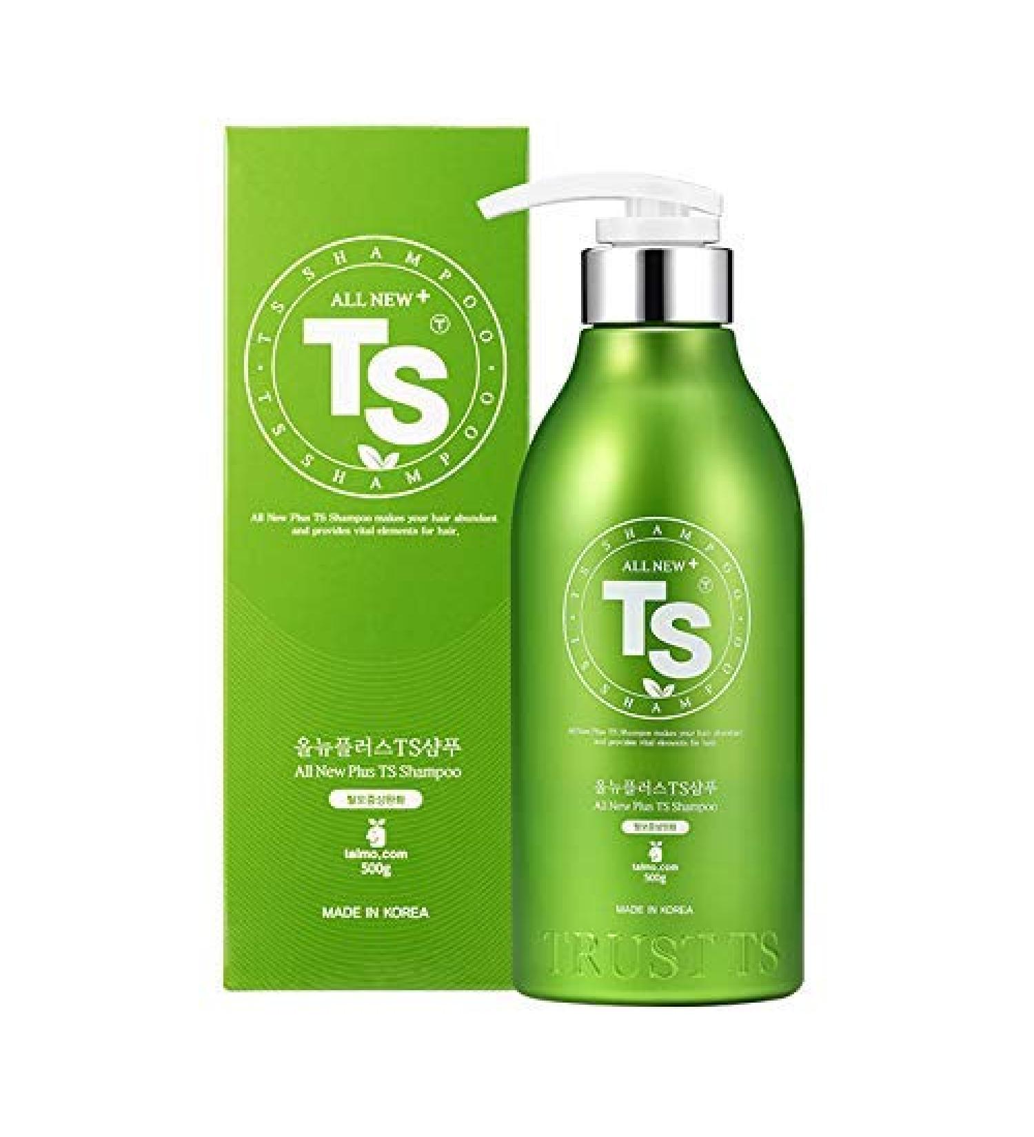 Plus TS Shampoo with Biotin - 16.9 Fl Oz | Anti-Hair Loss Therapy Shampoo | Korea Hair Care Solution for Damaged Hair in Men & Women - Buy Online on GoSupps.com