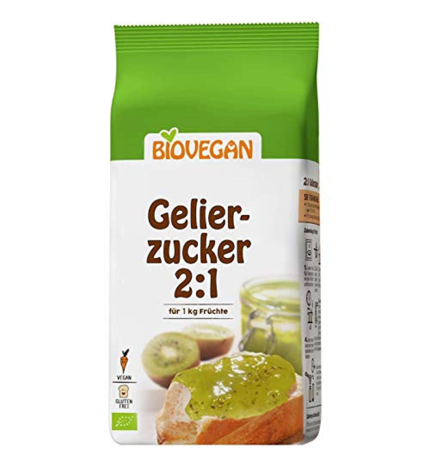 Gluten Free Organic Gelling Sugar Based On Cane Sugar And Apple Pectin 500g | Organic Jelly Sugar For 1kg Fruit - Top Quality - Buy Online on GoSupps.com