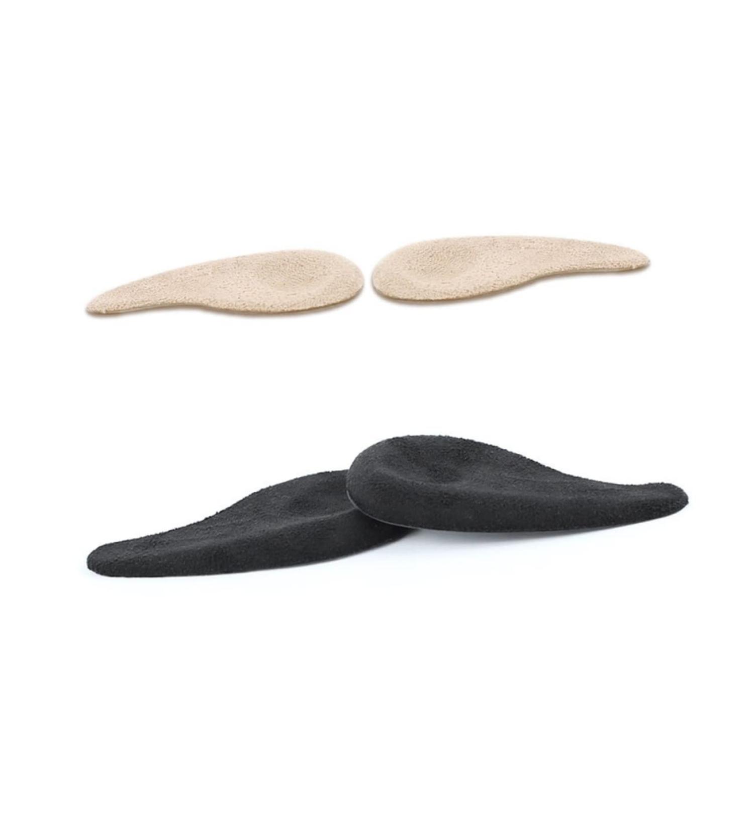 FOMIYES Half Heel Insoles - 2 Pairs Chic Shoe Pads for Comfort & Heel Correction | Black 10x5.5cm - International Shipping - Buy Online on GoSupps.com