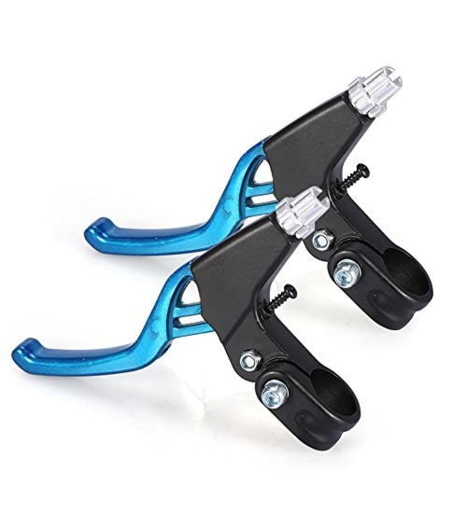 DISIWENE Bicycle Brake Lever V-Brake Handlebar Aluminium Alloy - Blue | Universal Fit for Road, Mountain Bikes - Buy Online on GoSupps.com