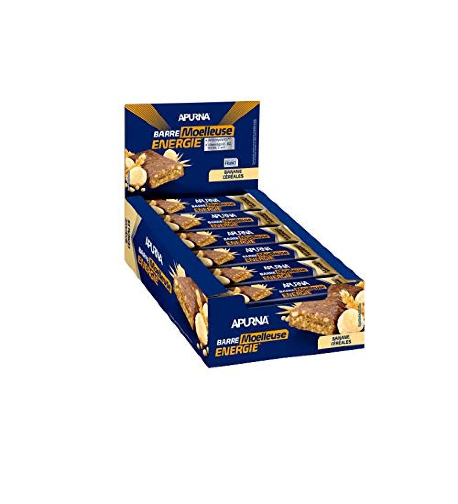  APURNA APURNA - SOFT BANANA-CEREAL ENERGY BARS - Display of 20 bars of 40g - Buy Online on GoSupps.com