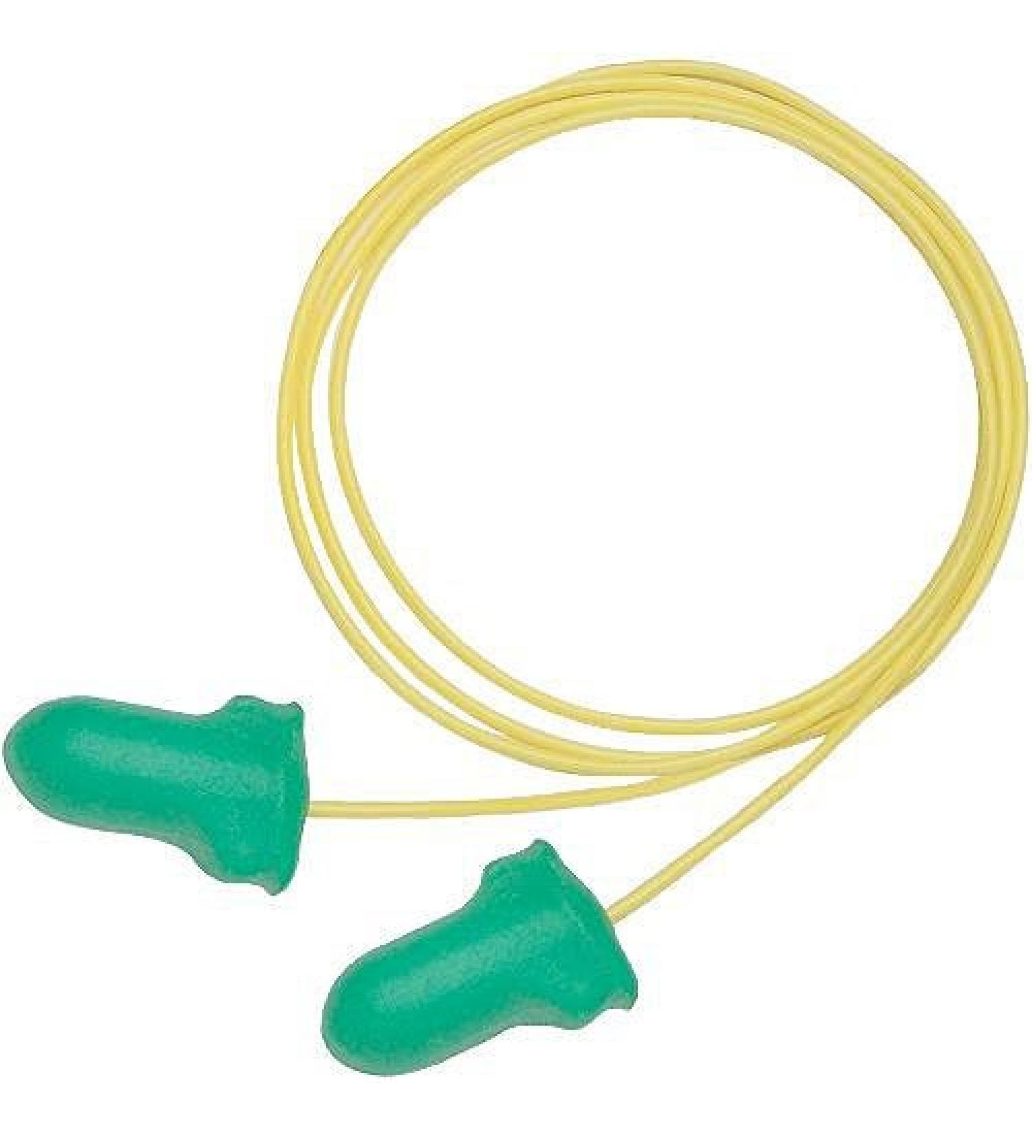 25 Pair Max Lite Corded Foam Ear plugs Howard Leight Earplugs