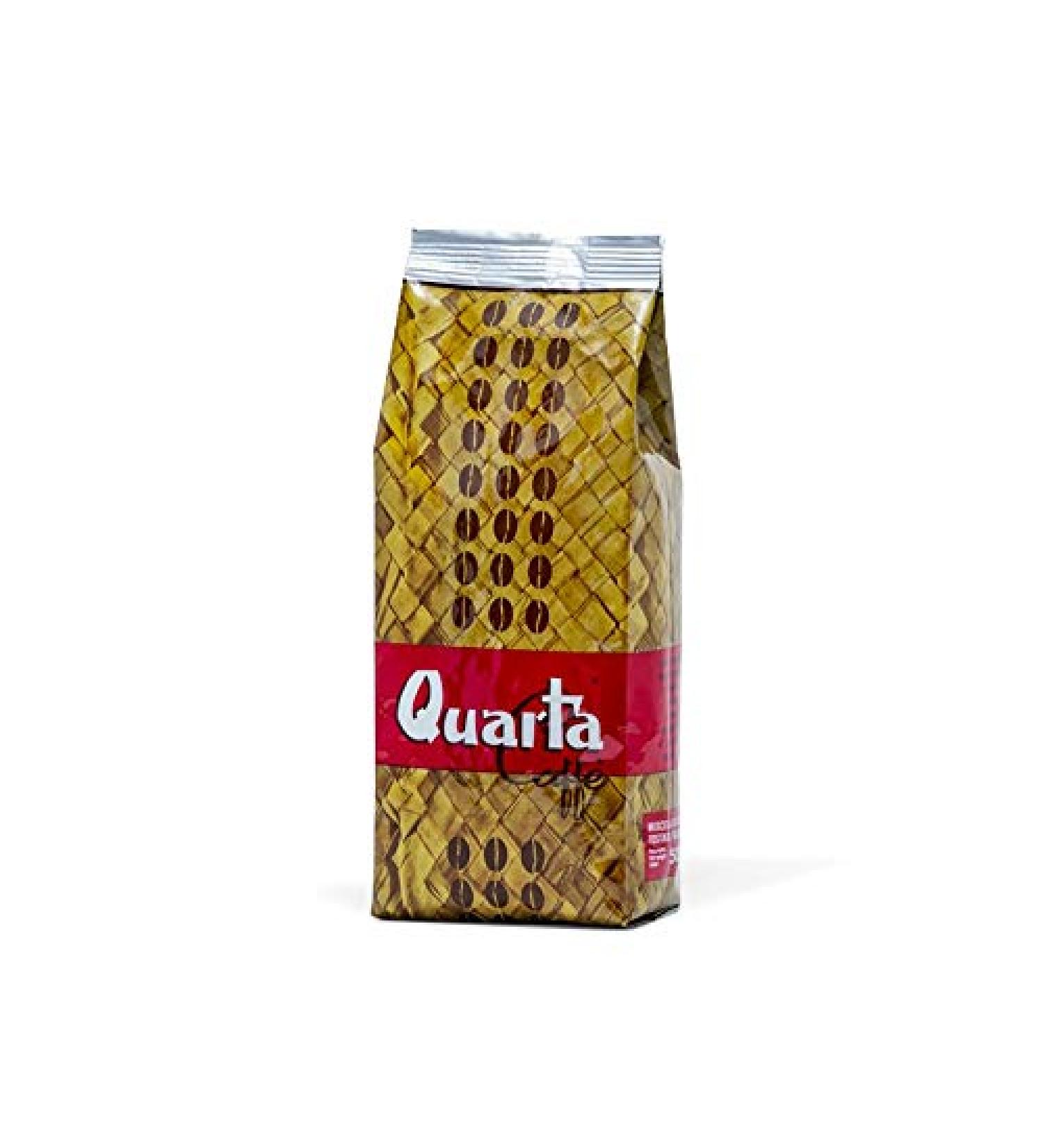 Quarta Caff Stuoia Blend Whole Coffee Beans 500 g. Original Italian Coffee Made in Salento Apulia