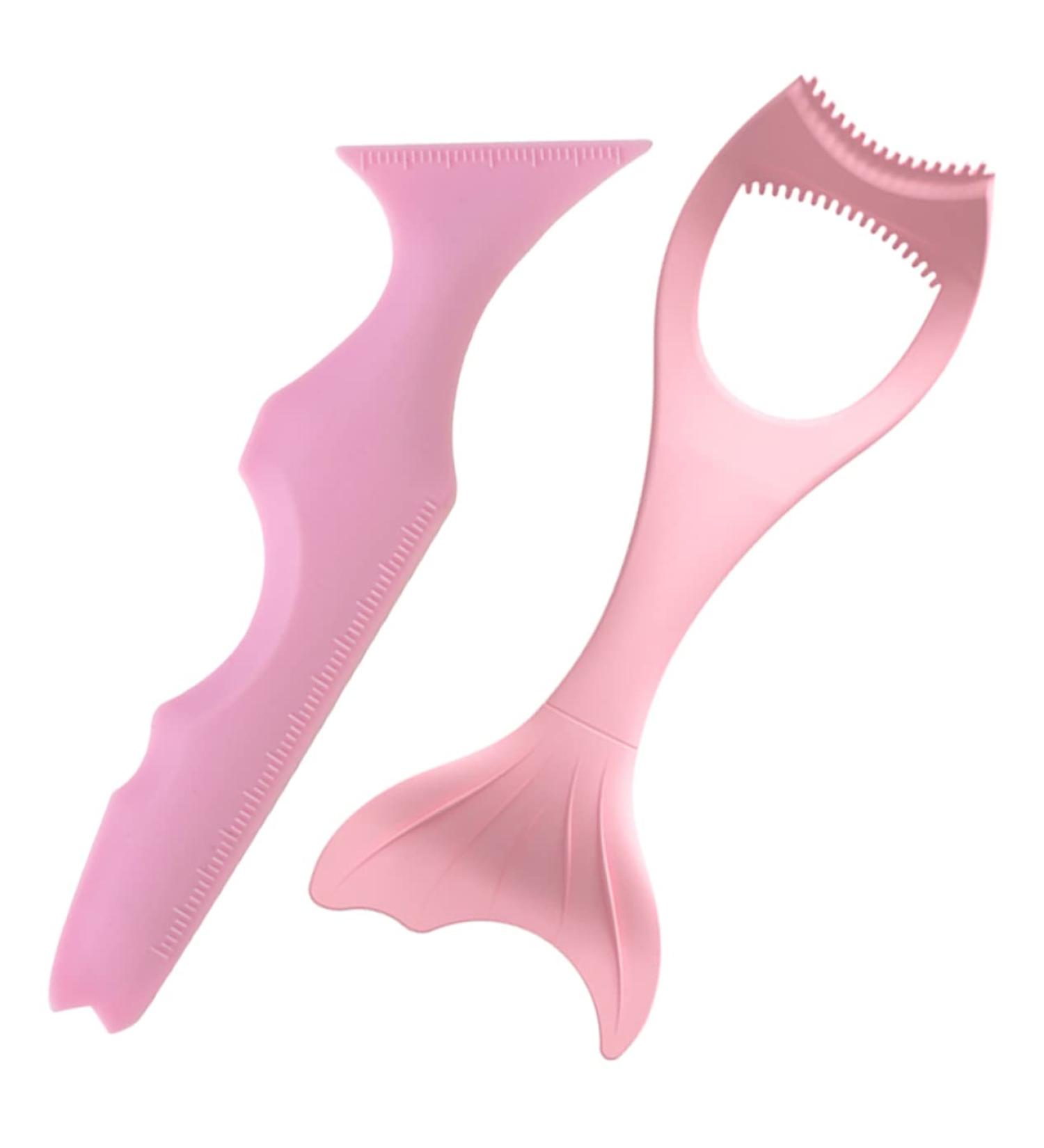 Beavorty 2pcs Lower Stencil Pencil Mold Use Eye Pink Comb Eyeshadow Applicator Multi-purpose Brush Multi-function Shield Reusable Liner in Kit Card Tools Practical Eyes Multifunctional - Buy Online on GoSupps.com