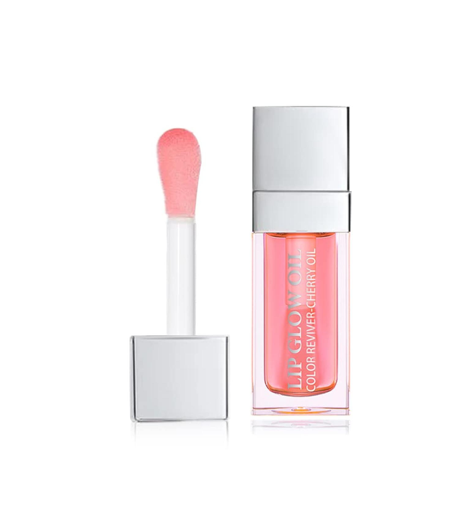 Duoffanny Lip Glow Oil | Hydrating & Moisturizing Lip Balm | Plump & Shiny Tinted Lip Care | Light Pink Lip Gloss - Buy Online on GoSupps.com