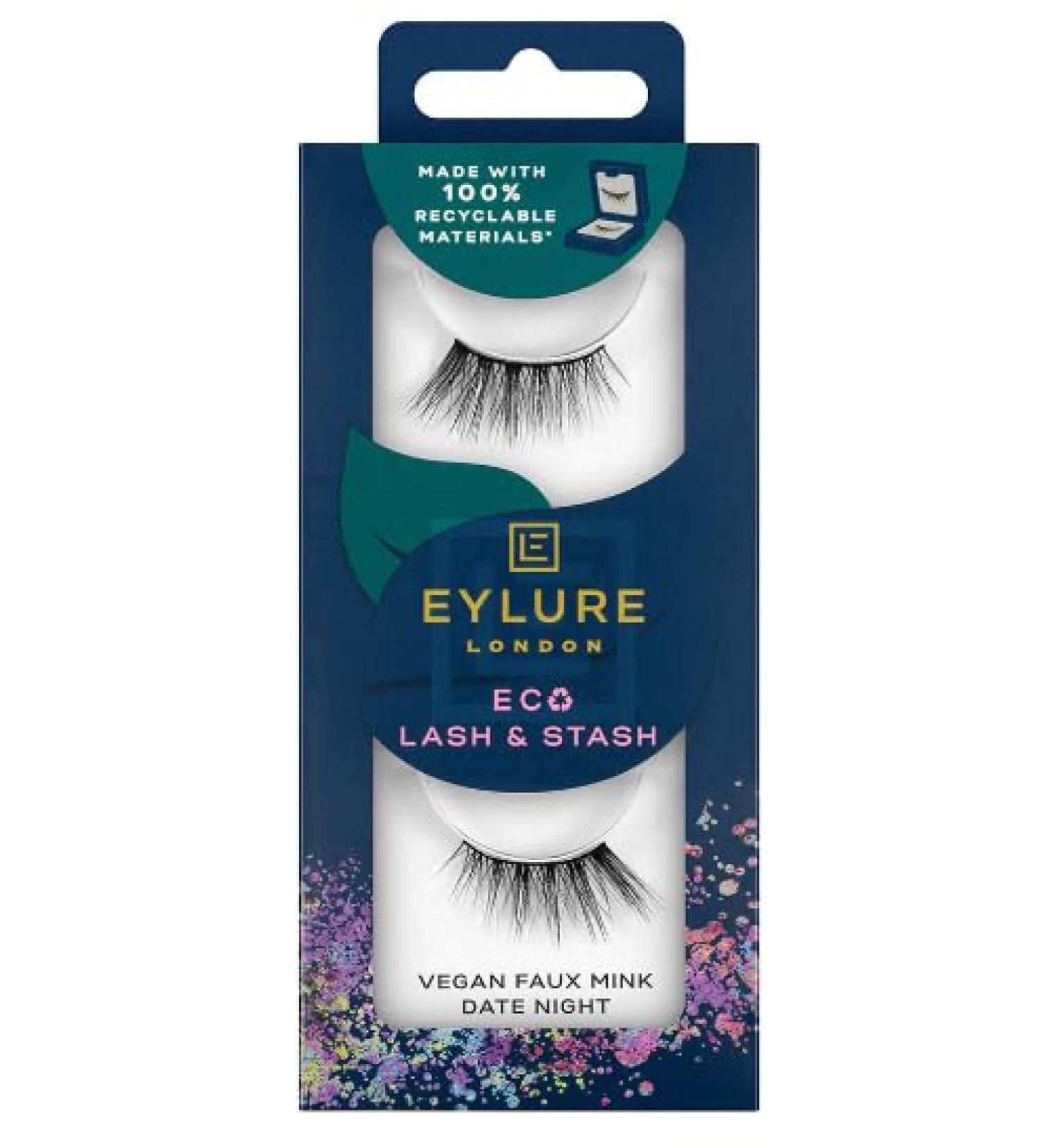 Eylure Eco Lash & Stash False Eyelashes Vegan Faux Mink- Date Night - Buy Online on GoSupps.com