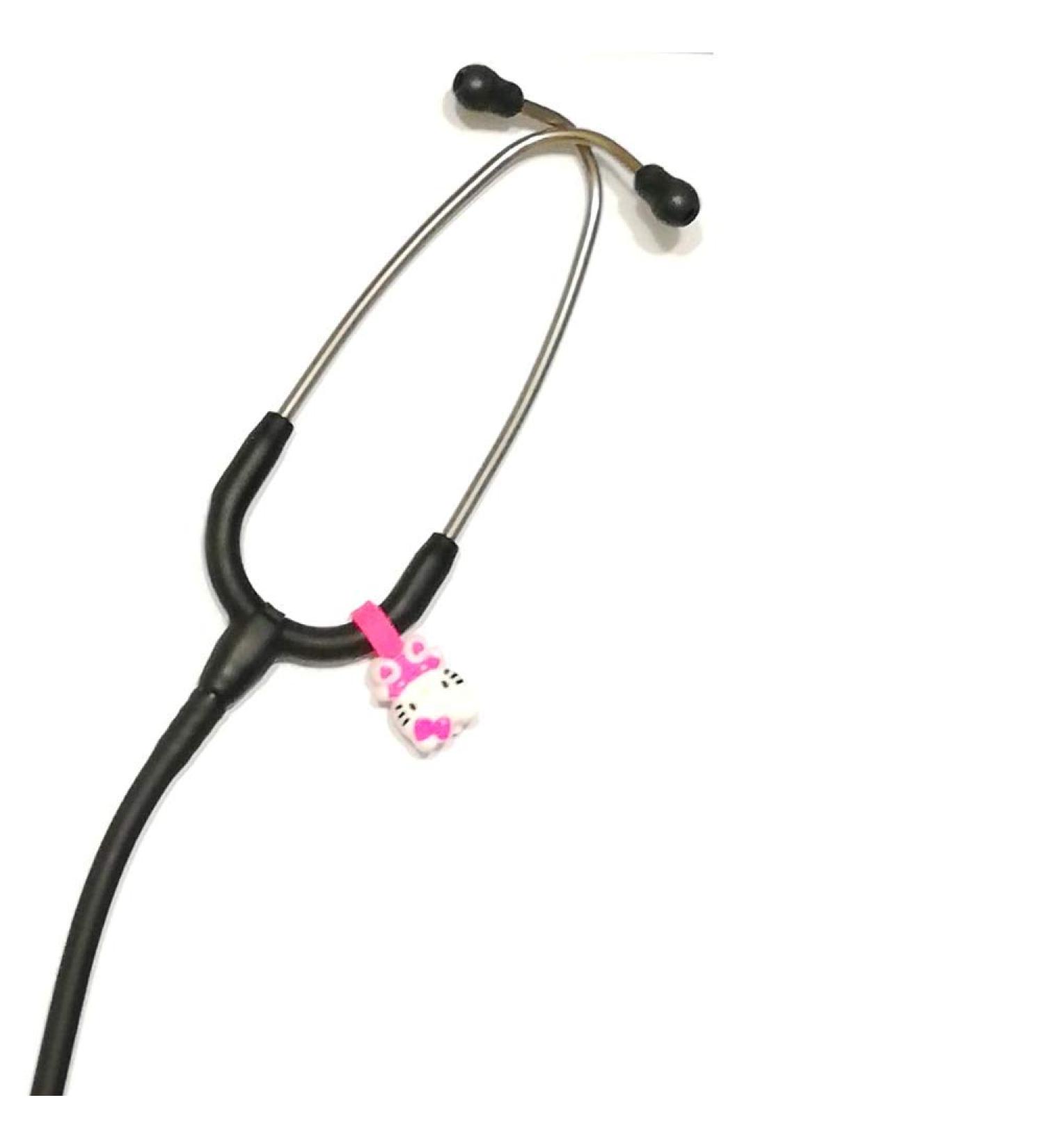 Stethoscope Charms Clip - Medical Gift Pink Kitty