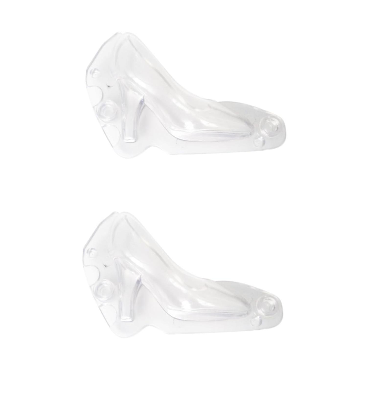 HOMSFOU 2pcs Sheos Mold Chocolate High-Heeled Shoes Chocolate Mold Shoes Mould Baking High-Heeled Shoes Mold 3D High Heel Shoe Mold White mediumx2pcs Whitex2pcs - Buy Online on GoSupps.com