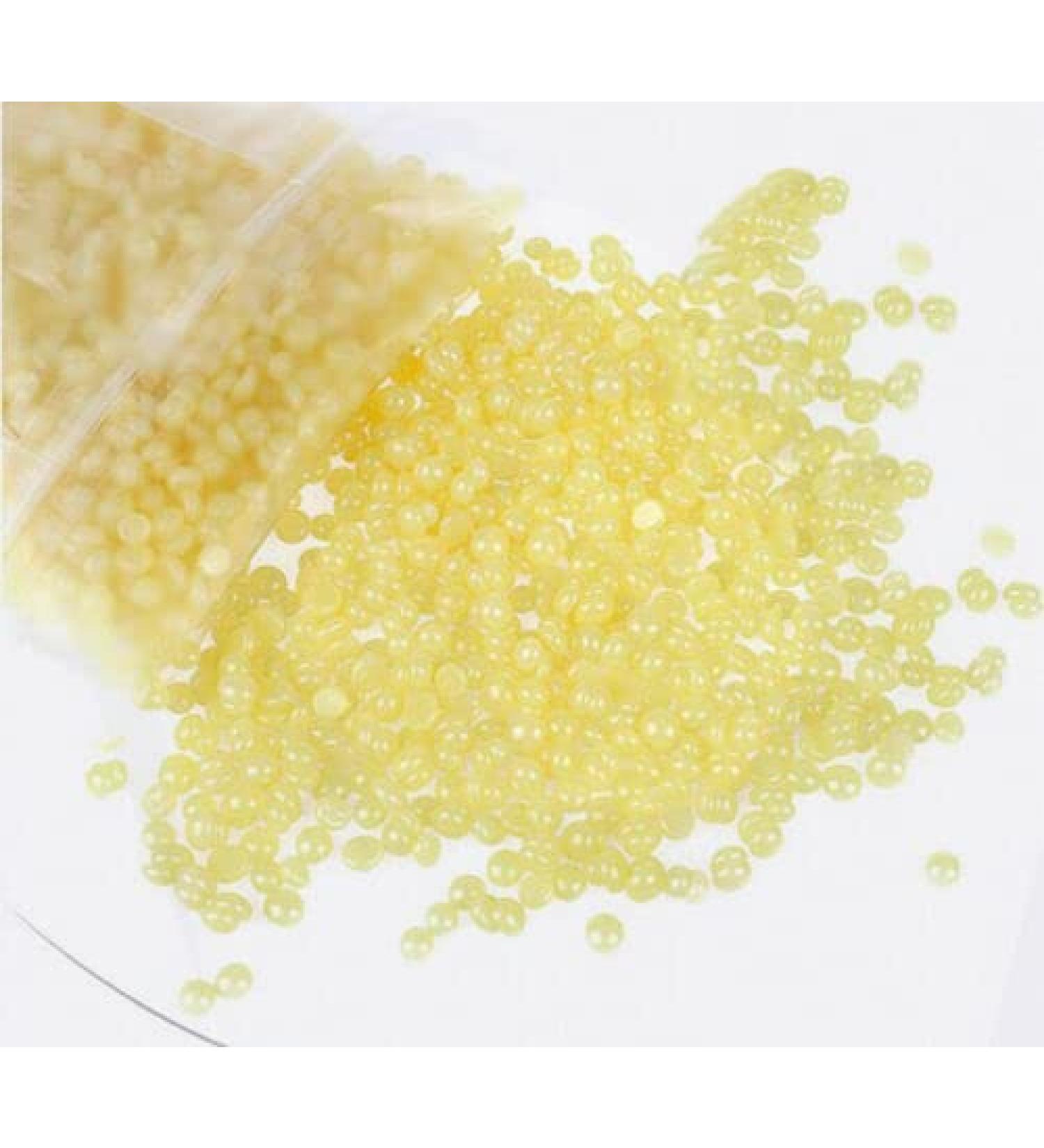 Hard wax pearls professional wax bean 100g gentle hair removal of full -body brazilian biking bones eyebrow pain free at home grow for women men unisex (honey honey (Mongolia)