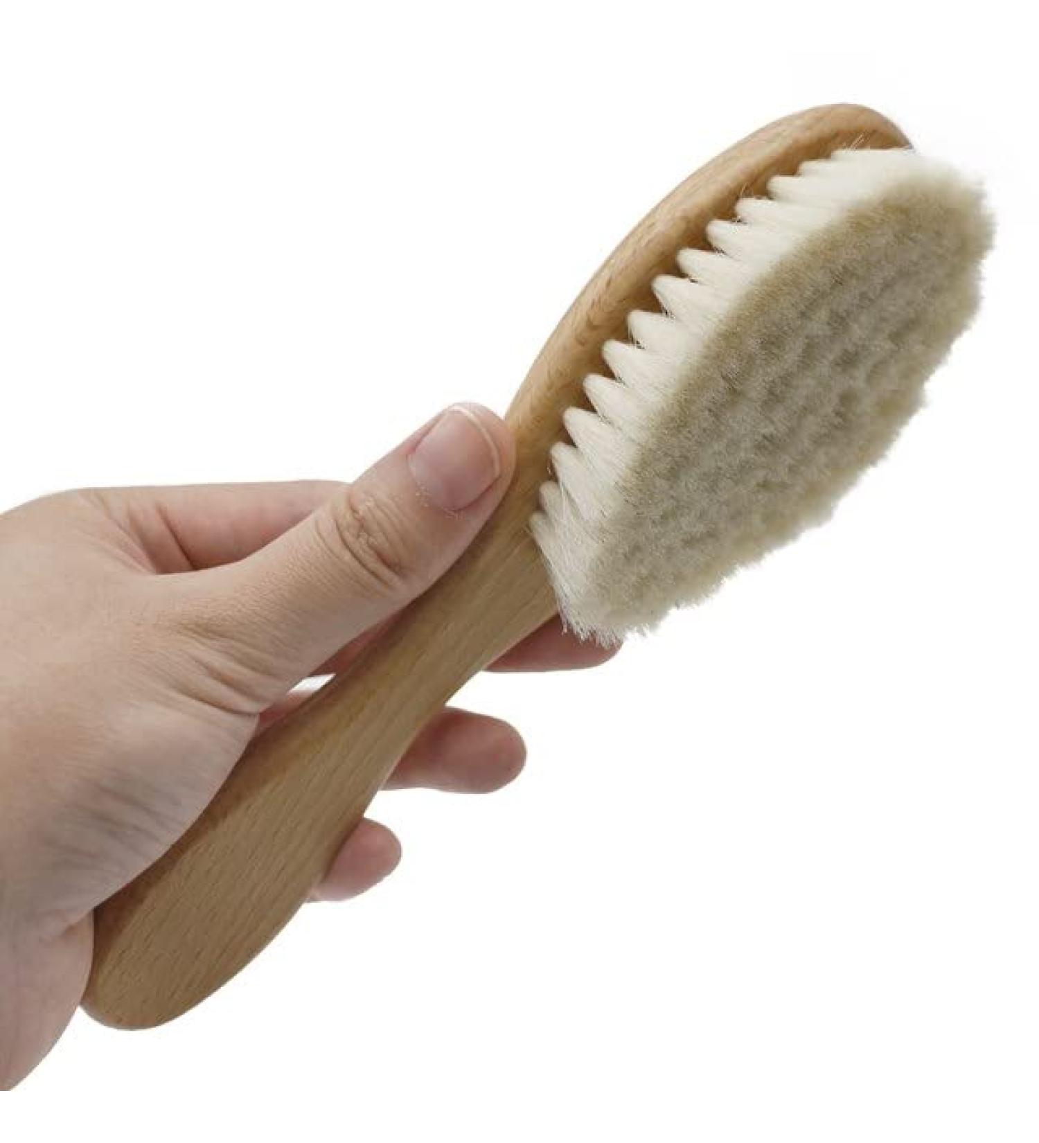 Buy Ailife Soft Wild Boar Bristle Beard & Mustache Brush - Wooden Handle Hair Styling & Grooming Tool for Men - Buy Online on GoSupps.com