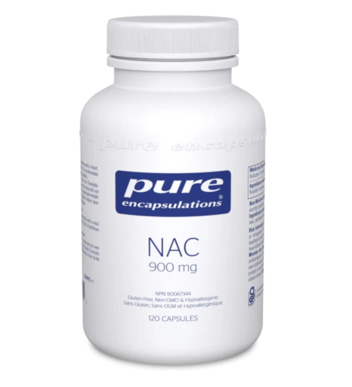Pure Encapsulations NAC 600 mg - N-Acetyl Cysteine NAC Supplement for Immune Support Liver Support & Antioxidants* - With Freeform N-Acetyl-L-Cysteine - 180 Capsules 180 count (Pack of 1)