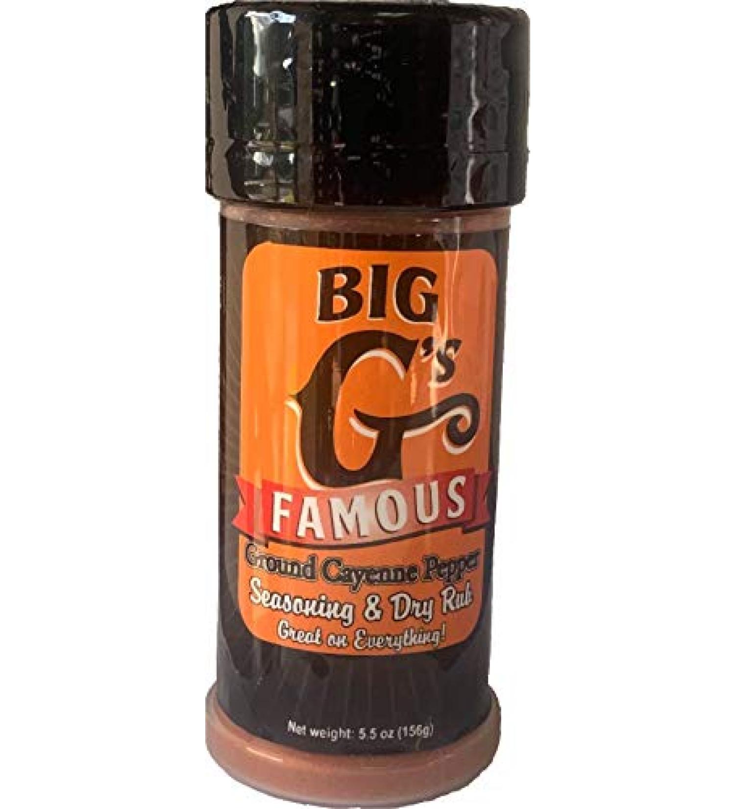 Cayenne Pepper Seasoning & Dry Rub - Premium Quality for Grilling, Smoking, Roasting, Cooking, Baking - 5.5 Oz by Big G's Food Service - Buy Online on GoSupps.com