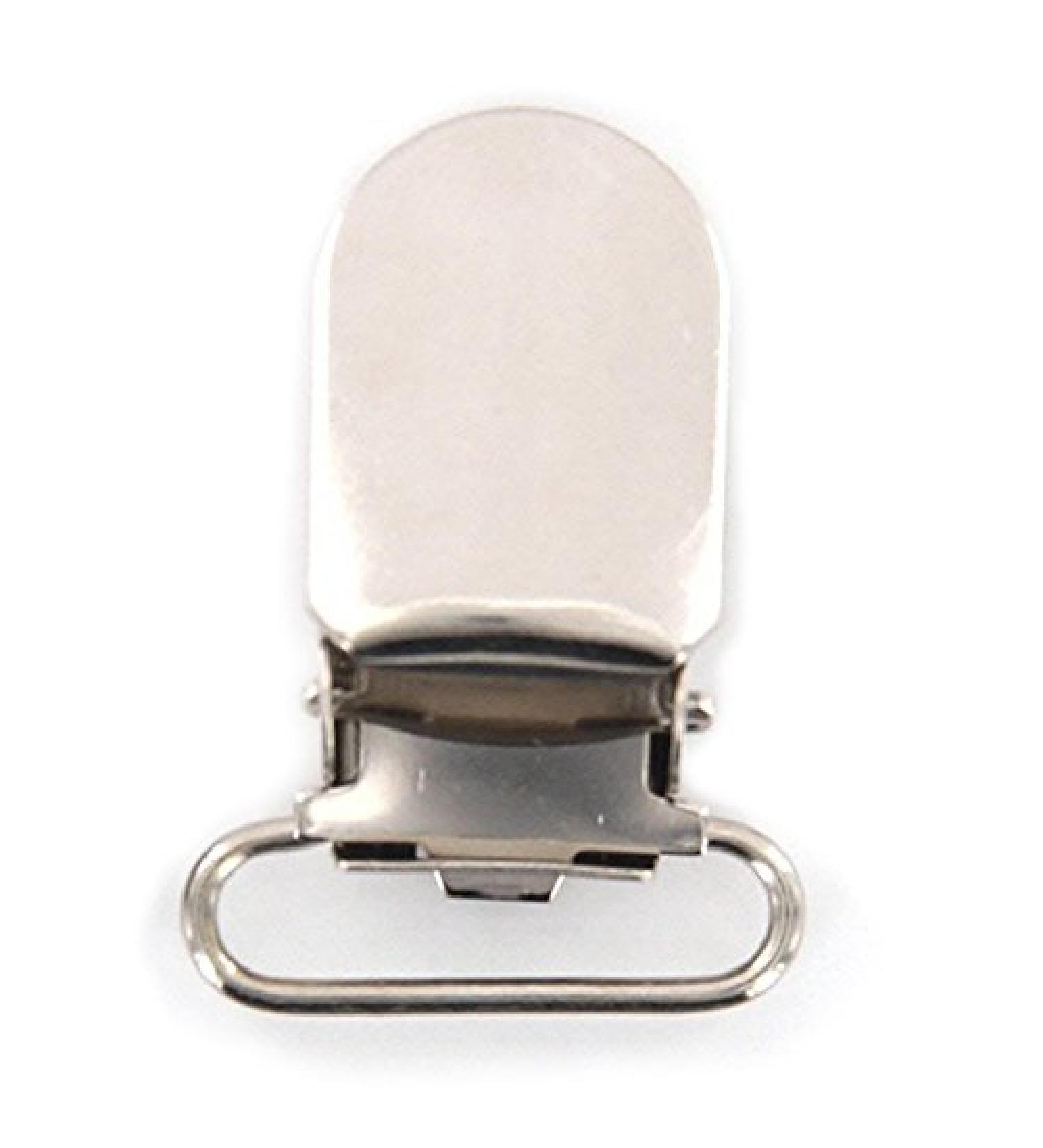 Vklopdsh 20x Silver Suspenders for Hairpins & Straps 20mm Adjustable Hook Accessories for Women - Buy Online on GoSupps.com