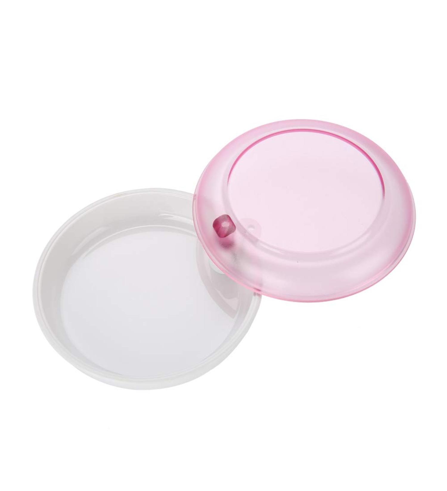 Dnom Dose: Portable Orthodontic Holder Suitcase for Dentures - Sweet Pink Tooth Storage & Cleaning Box - Buy Online on GoSupps.com