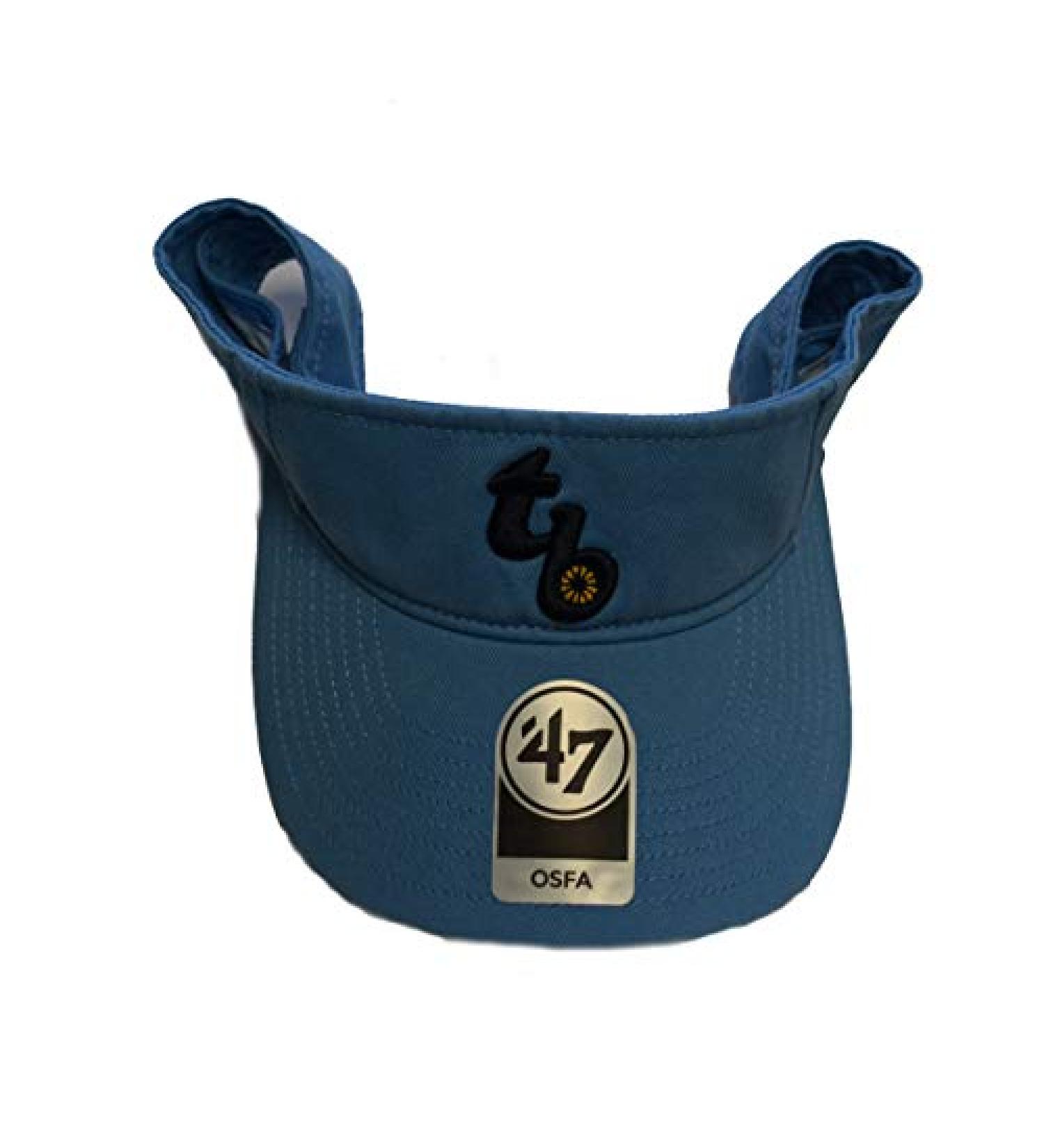 47 Brand Tampa Bay Rays MLB Golf Visor Hat - Columbia Blue | Adjustable One Size - Buy Online on GoSupps.com