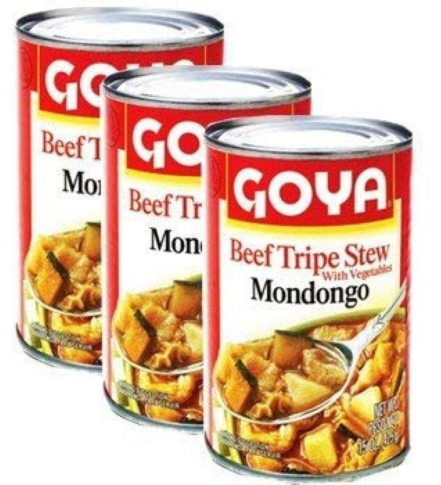 Goya Beef Tripe Stew- Mondongo 15 oz Pack of 3