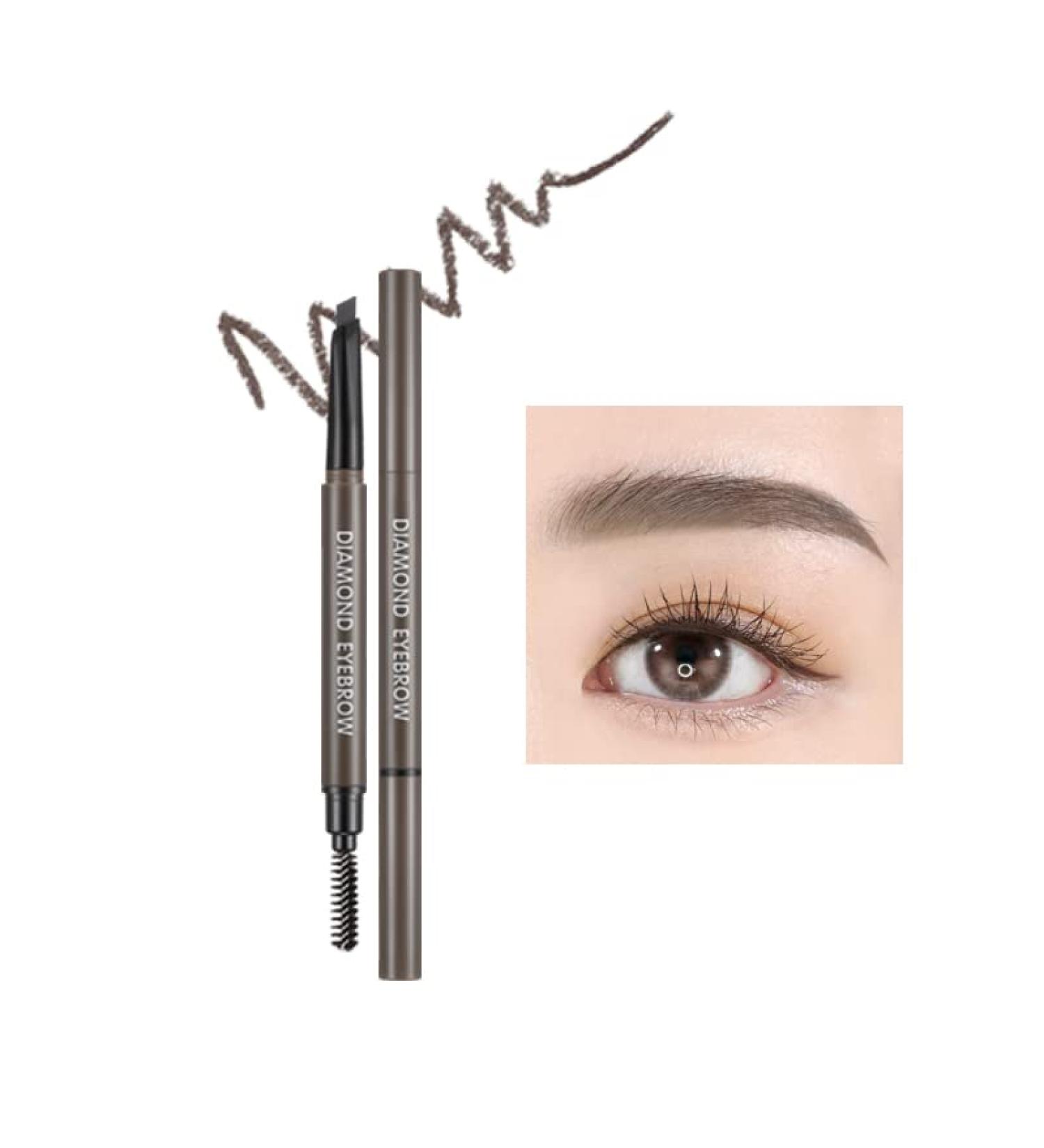RiRe Diamond Cutting Eyebrow Duo Pack - 5-angle, 01 Grey Brown | Long-lasting Formula - Buy Online on GoSupps.com