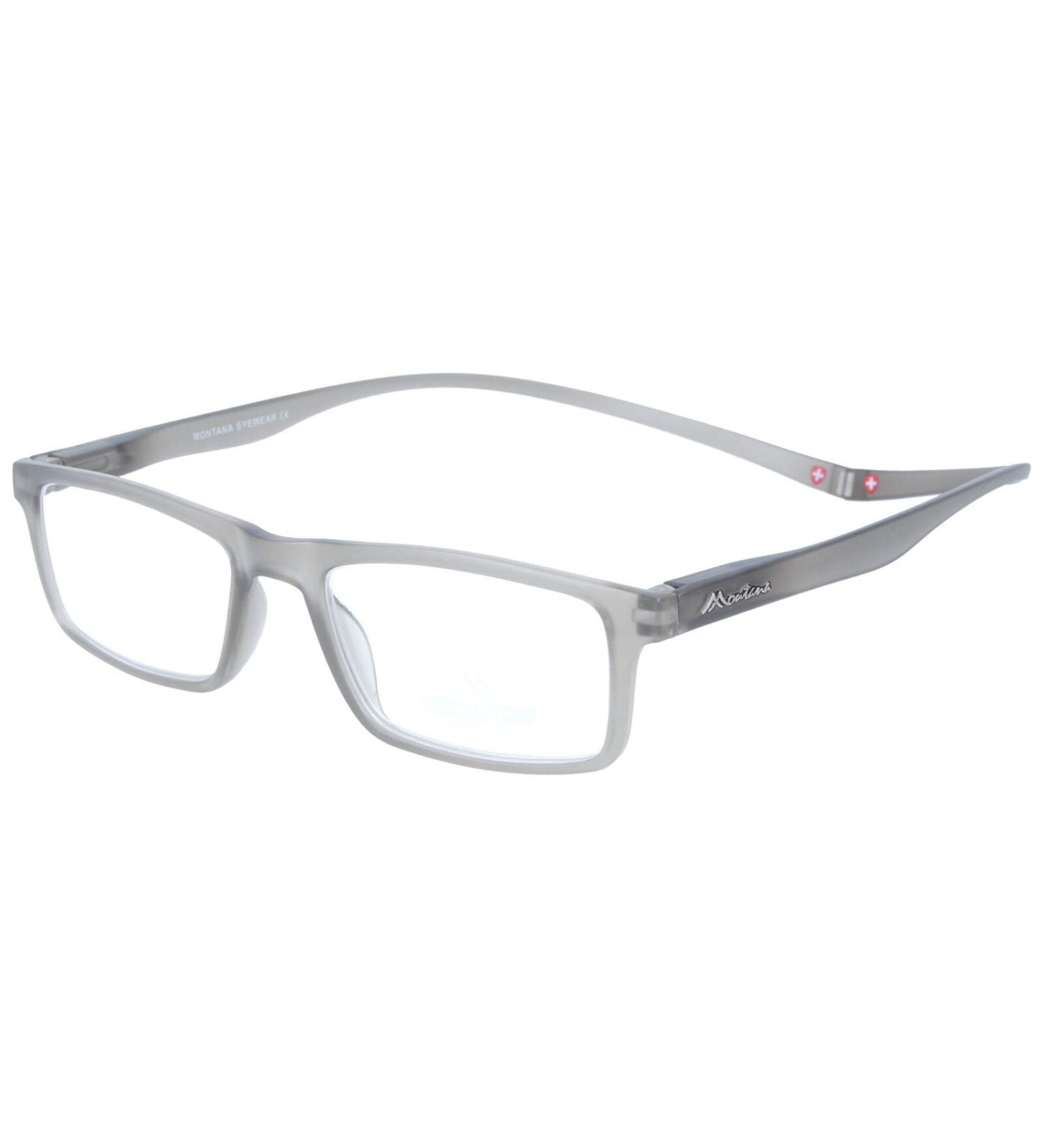 Buy MONTANA Magnetic Reading Glasses - Stylish Plastic Design in Grey +1.50 | International Shipping Available - Buy Online on GoSupps.com
