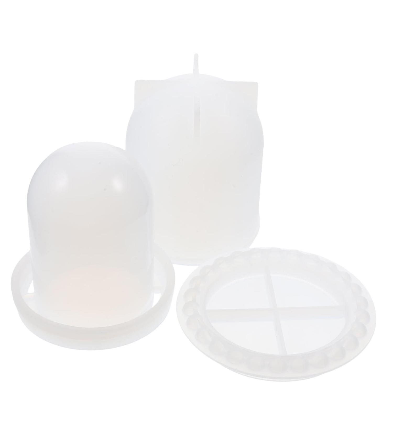 NUOBESTY 1 set 3 pcs Silcone Hand Supplies Diy of Base Molds Display Dice Dome Jar with Crafts Mold Crystal As Shown 9.8x9.6cm - Buy Online on GoSupps.com