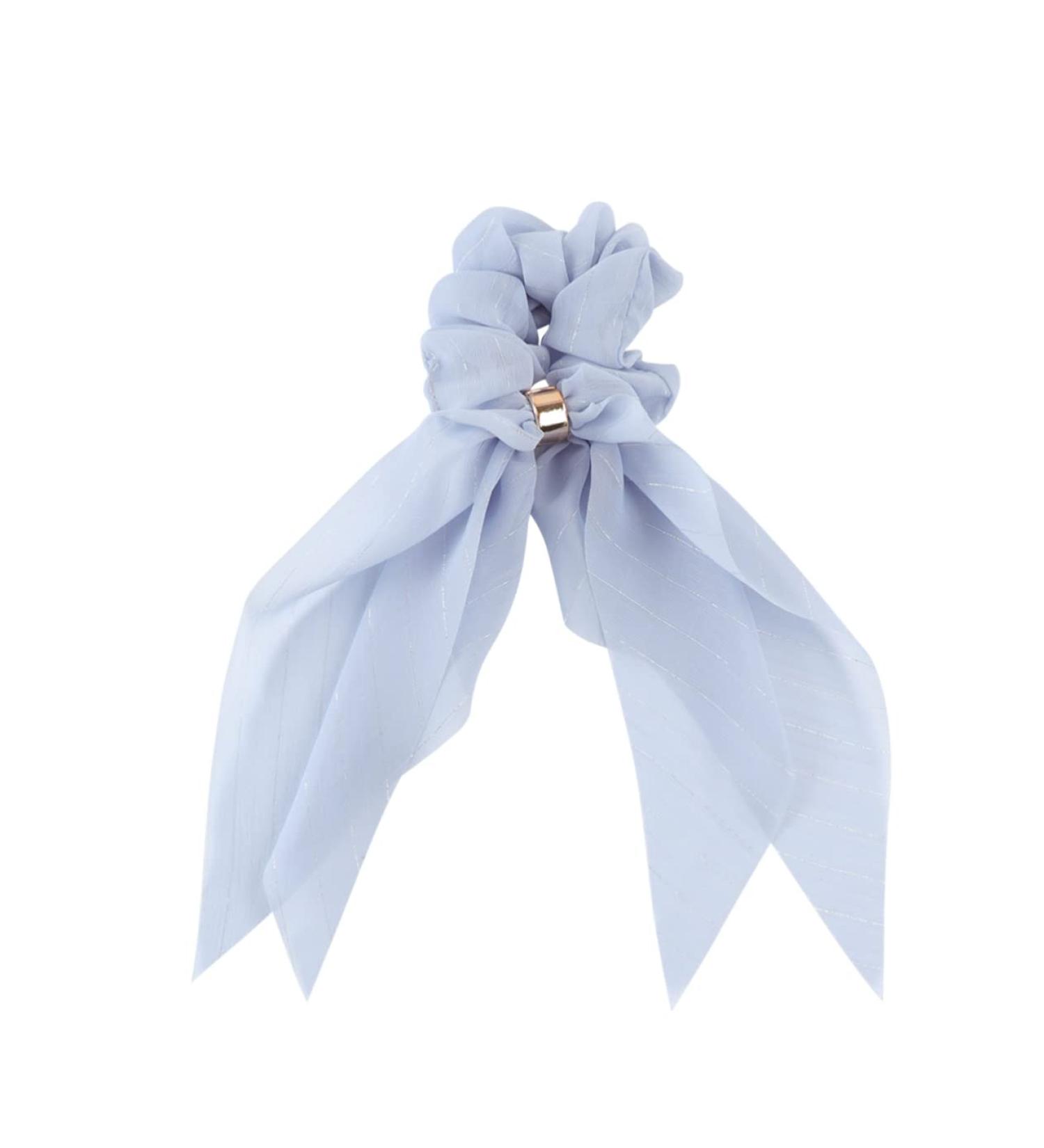 Hair Bobbles Bands Chiffon Bow Scrunchies Hair Scarf Ties for Women Ribbon Hair Scrunchies Stretch Hair Ties Hair Ribbons for Girls Cloth Hair Tie Bow Tie Hair Rope Miss - Buy Online on GoSupps.com