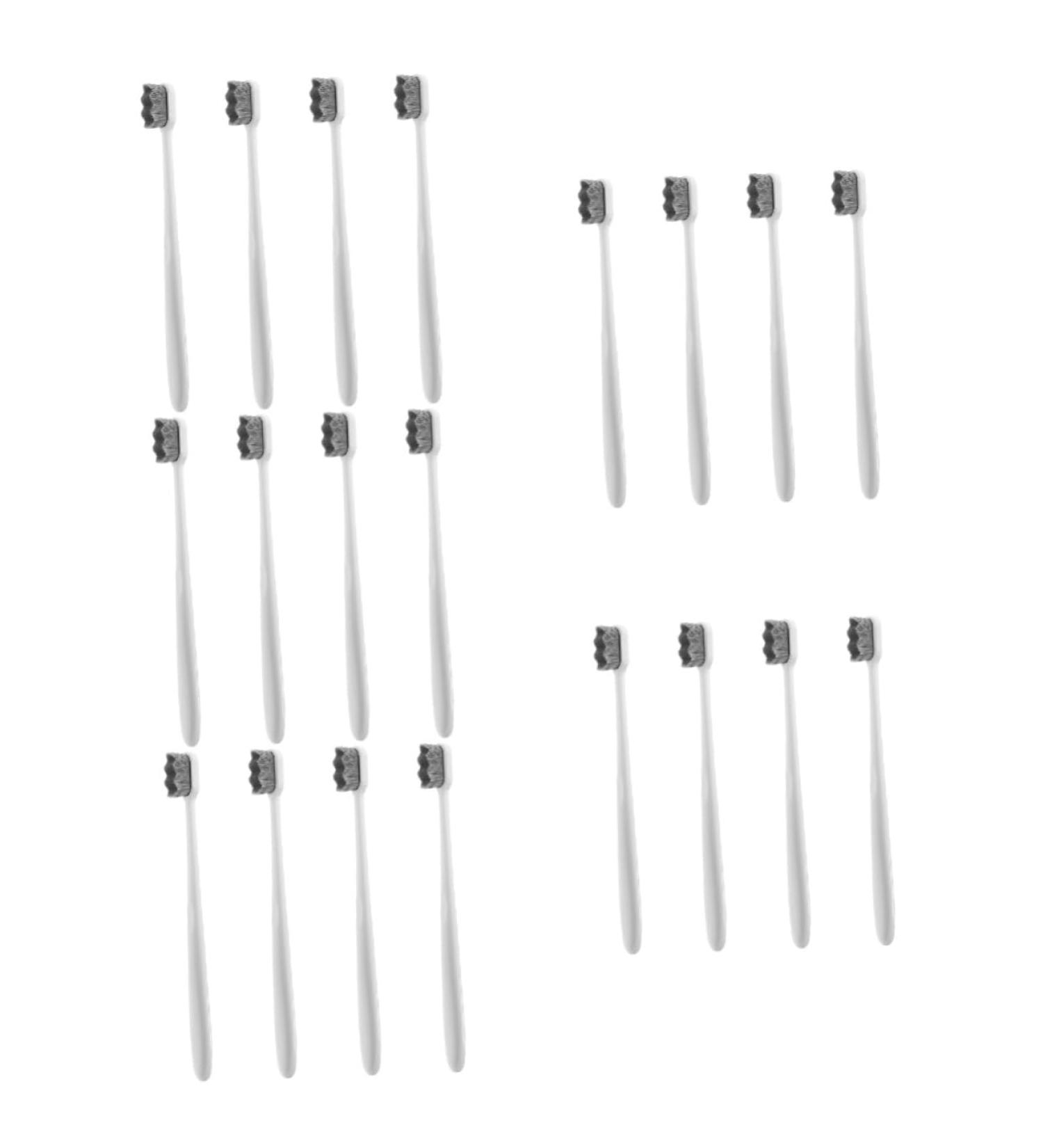 Healvian 20 Pcs Soft Toothbrush Set for Sensitive Teeth | Travel-Friendly Wear-Resistant Adult Toothbrushes - Buy Online on GoSupps.com