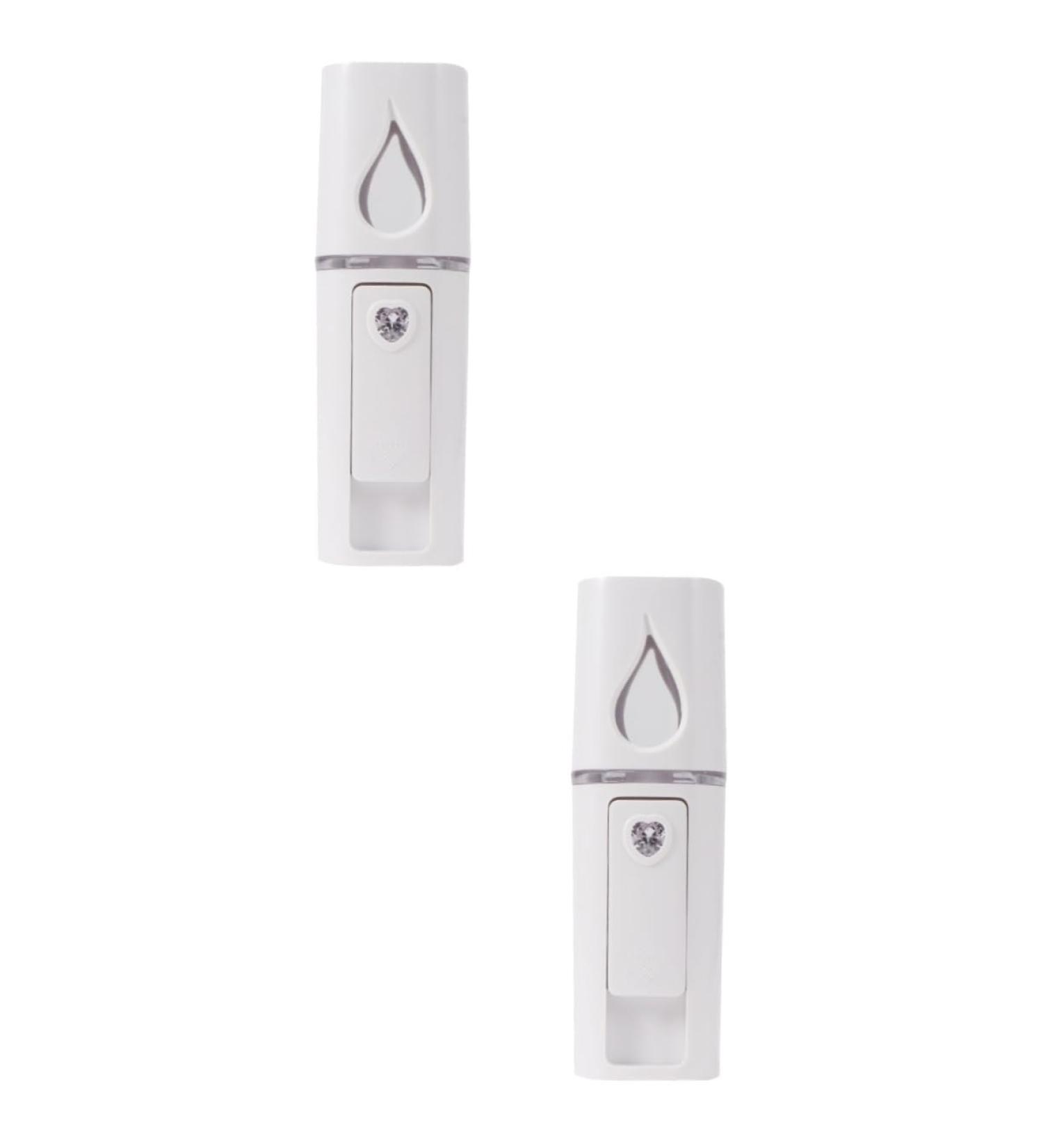 SKISUNO 2 Pcs Mist Sprayer Nano Facial Mister Portable Humidifiers Face Moisturizing Sprayer Steamer White - Buy Online on GoSupps.com
