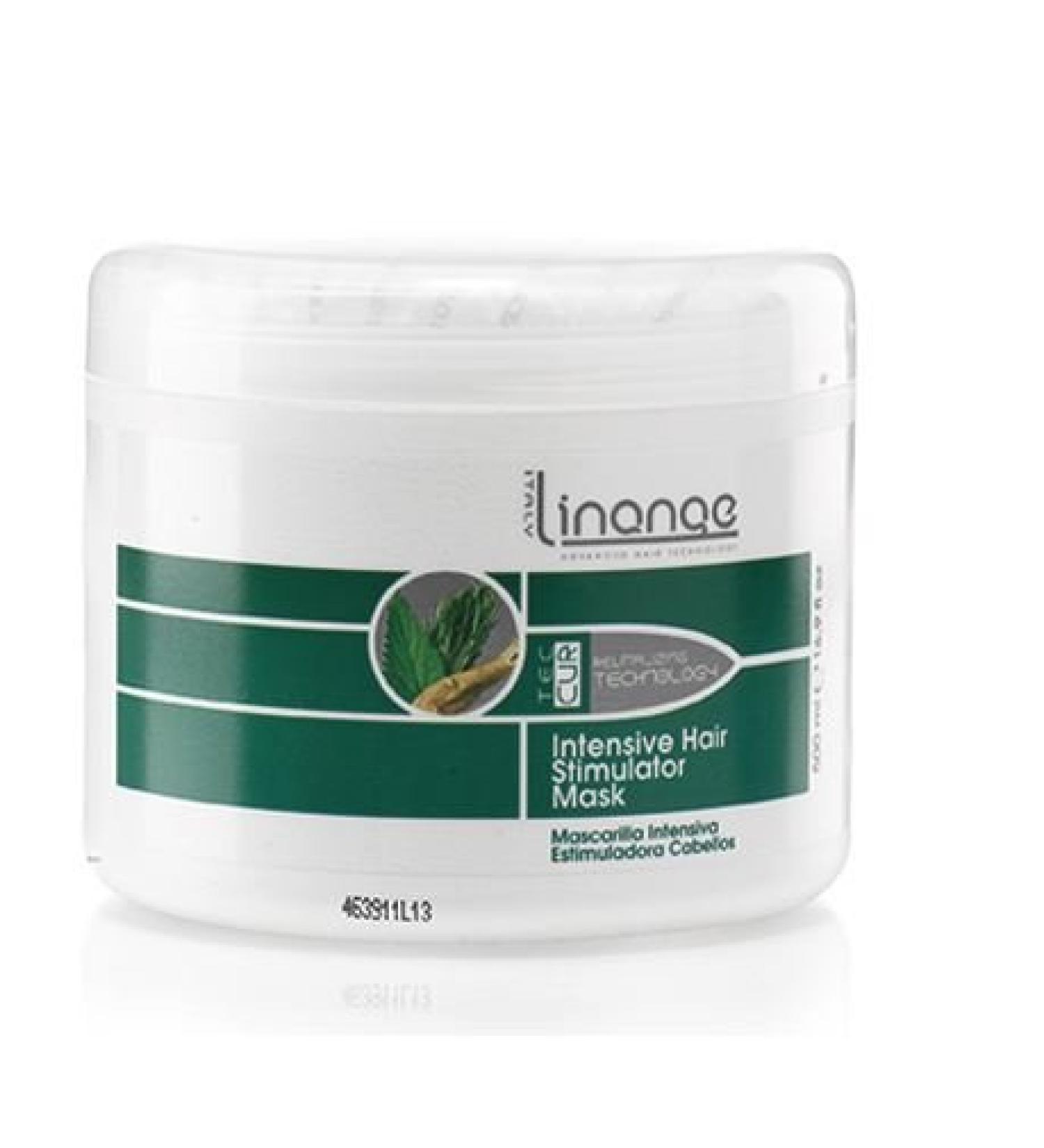 Linange Intensive Hair Stimulator Mask 500ml  Softening Hair Care Product  Hair Mask w/Proteins for Men and Women   Great for Thin  Damaged  Weak Hair and Hair Loss