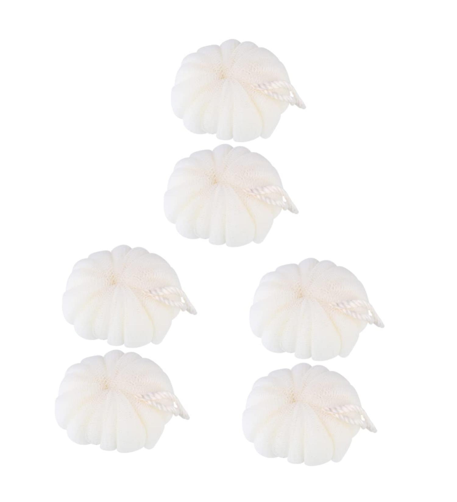 Buy NOLITOY 6 Pcs Large Bath Ball Shower Scrubber Mesh Bubble Maker for Exfoliating Skin | International Shipping Available - Buy Online on GoSupps.com