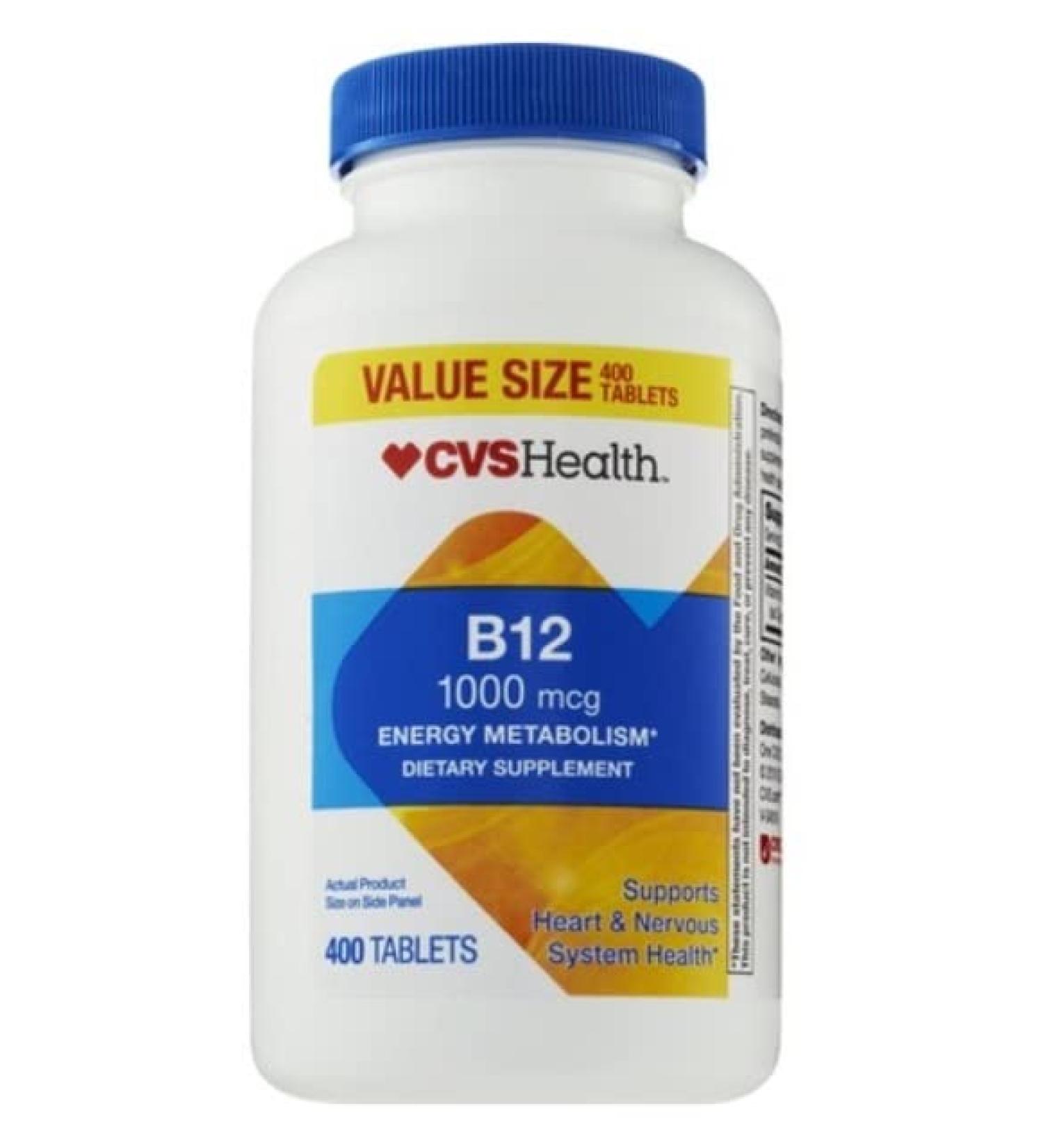 CVS Health Vitamin B12 Tablets 1000mcg 400 CT