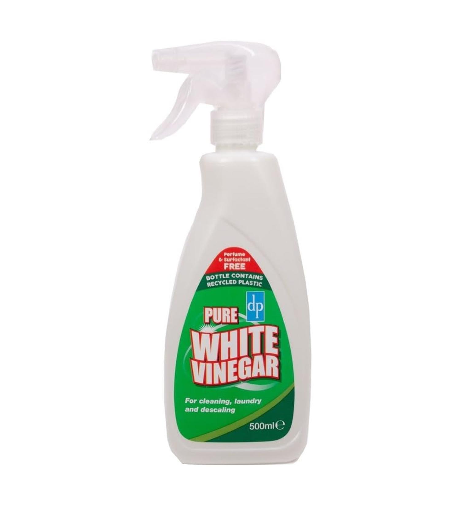 500ml Distilled White Vinegar Cleaning Spray Bottle - Perfect for Glass, Oven, and Window Cleaning - Pack of 1 - Buy Online on GoSupps.com