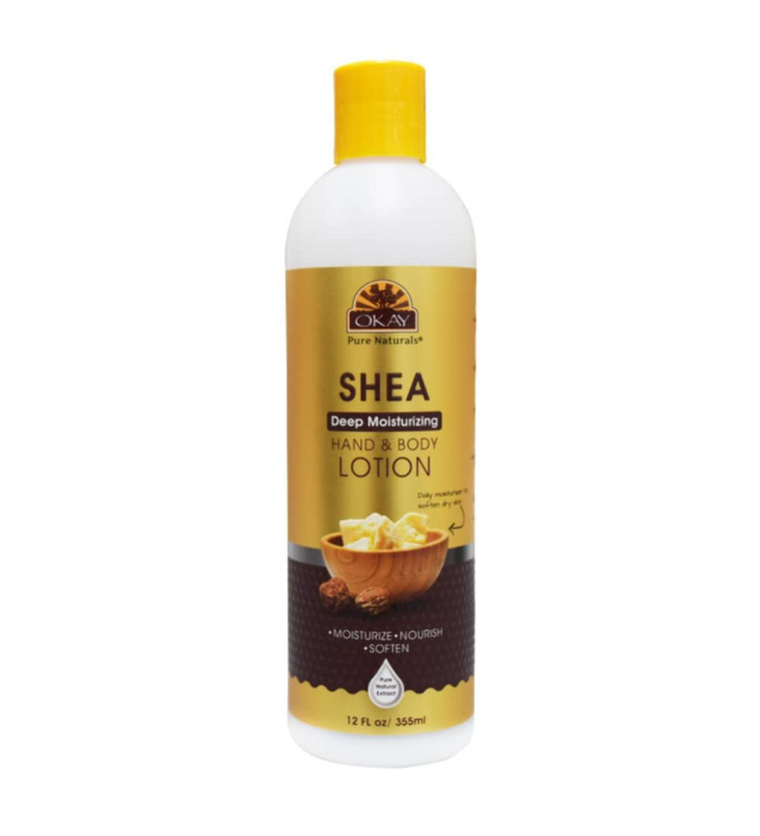Okay Shea Butter Body Lotion 12 ounces - Buy Online on GoSupps.com