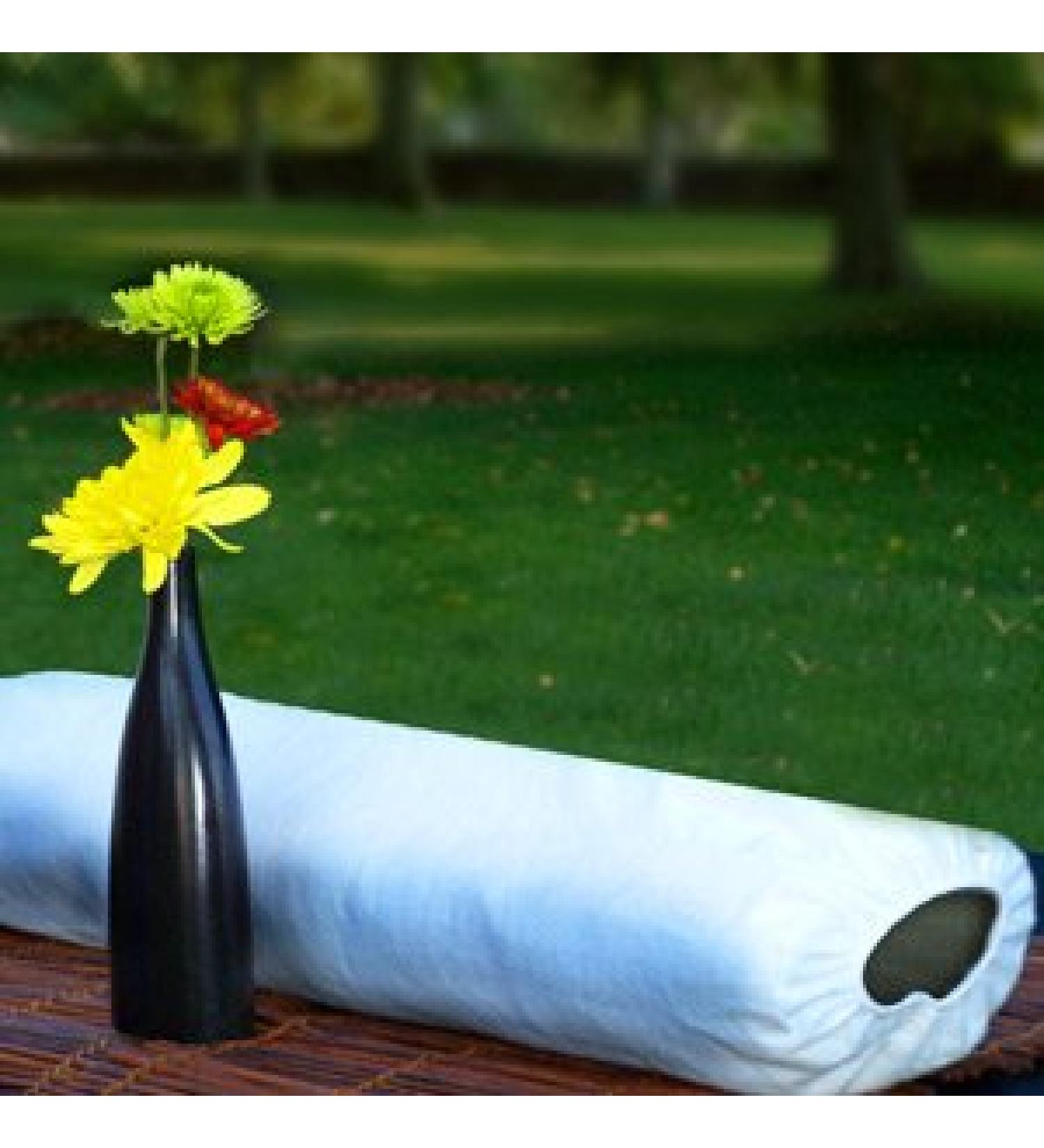 Bolster Cover 3x6x26 Half Circle - White | Soft and Durable Fabric - Buy Online on GoSupps.com