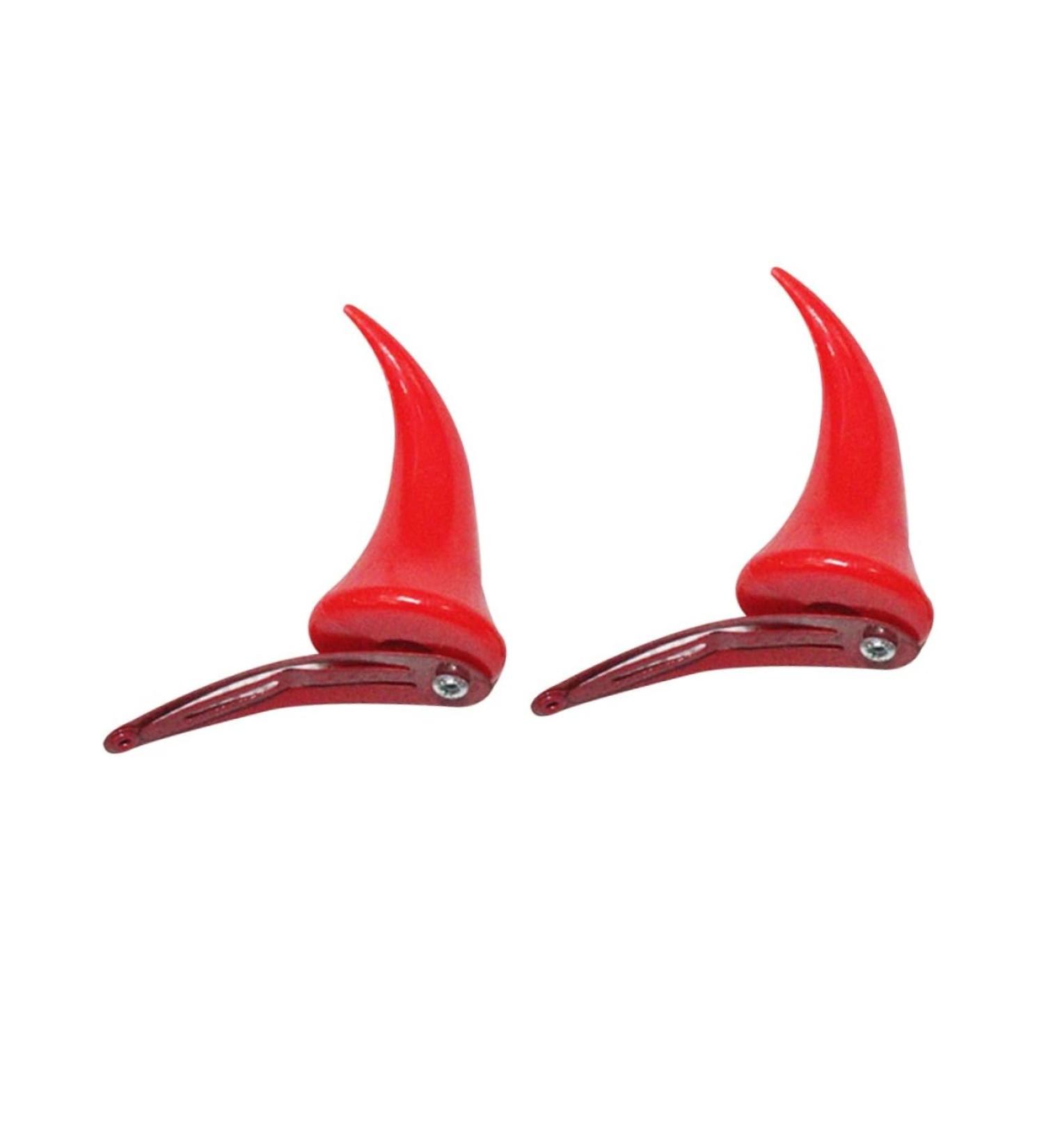 Beavorty 2 Pairs decorative hair clips devil horns hair clips devil horns for men horns clips red horn hair clips demon horns hairpins mens devil horns child halloween headband - Buy Online on GoSupps.com