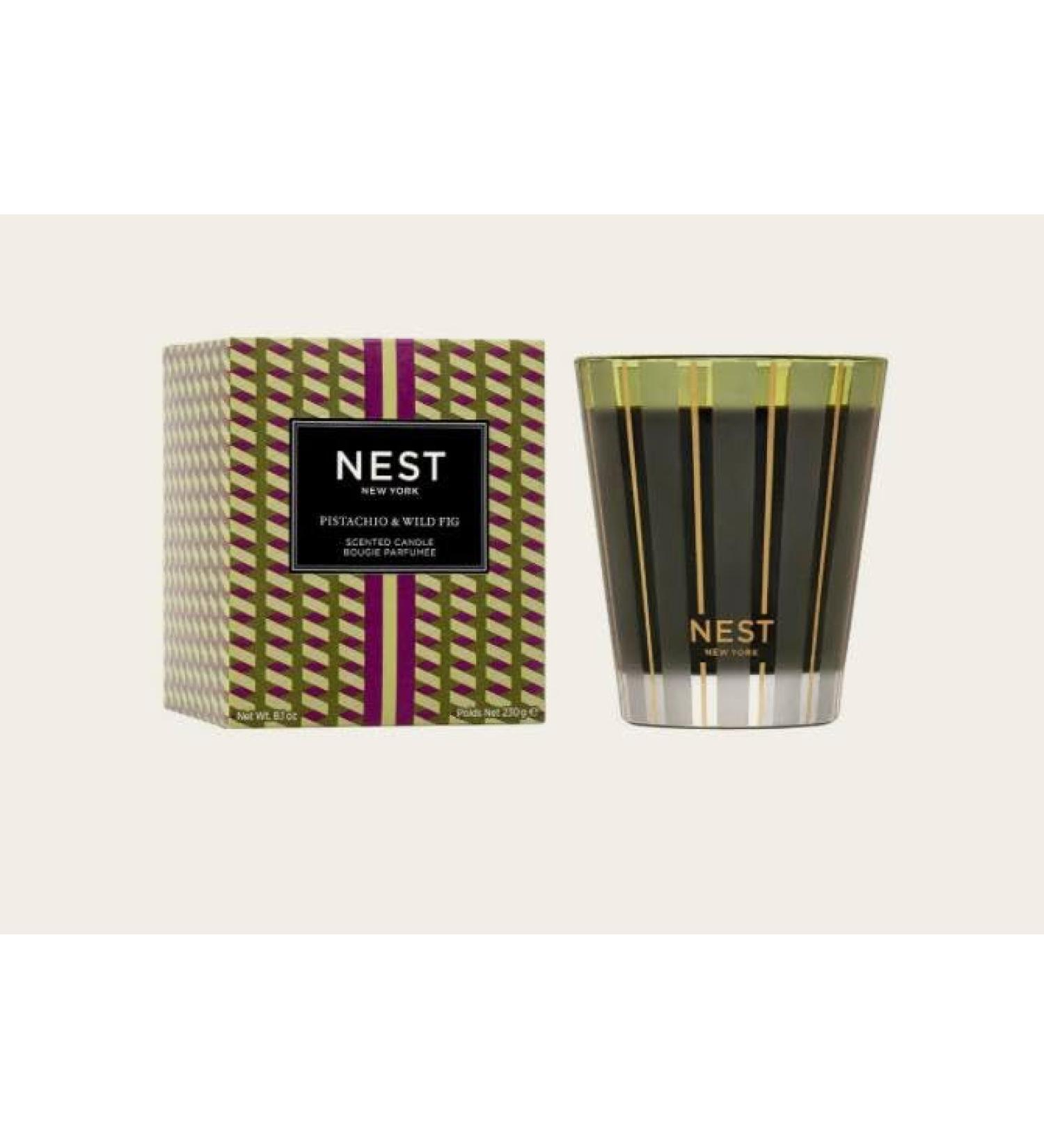 Buy Nest New York Pistachio & Wild Fig Candle 8.1 oz + Sicilian Tangerine Body Cream | International Shipping - Buy Online on GoSupps.com