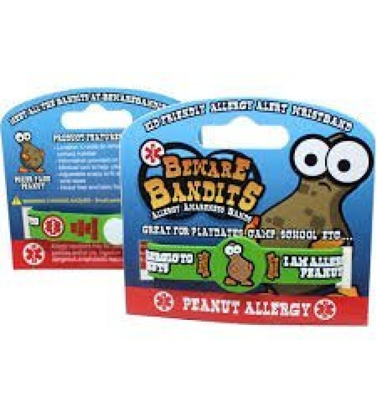 Beware Bandits Peanut Allergy Alert Wristband