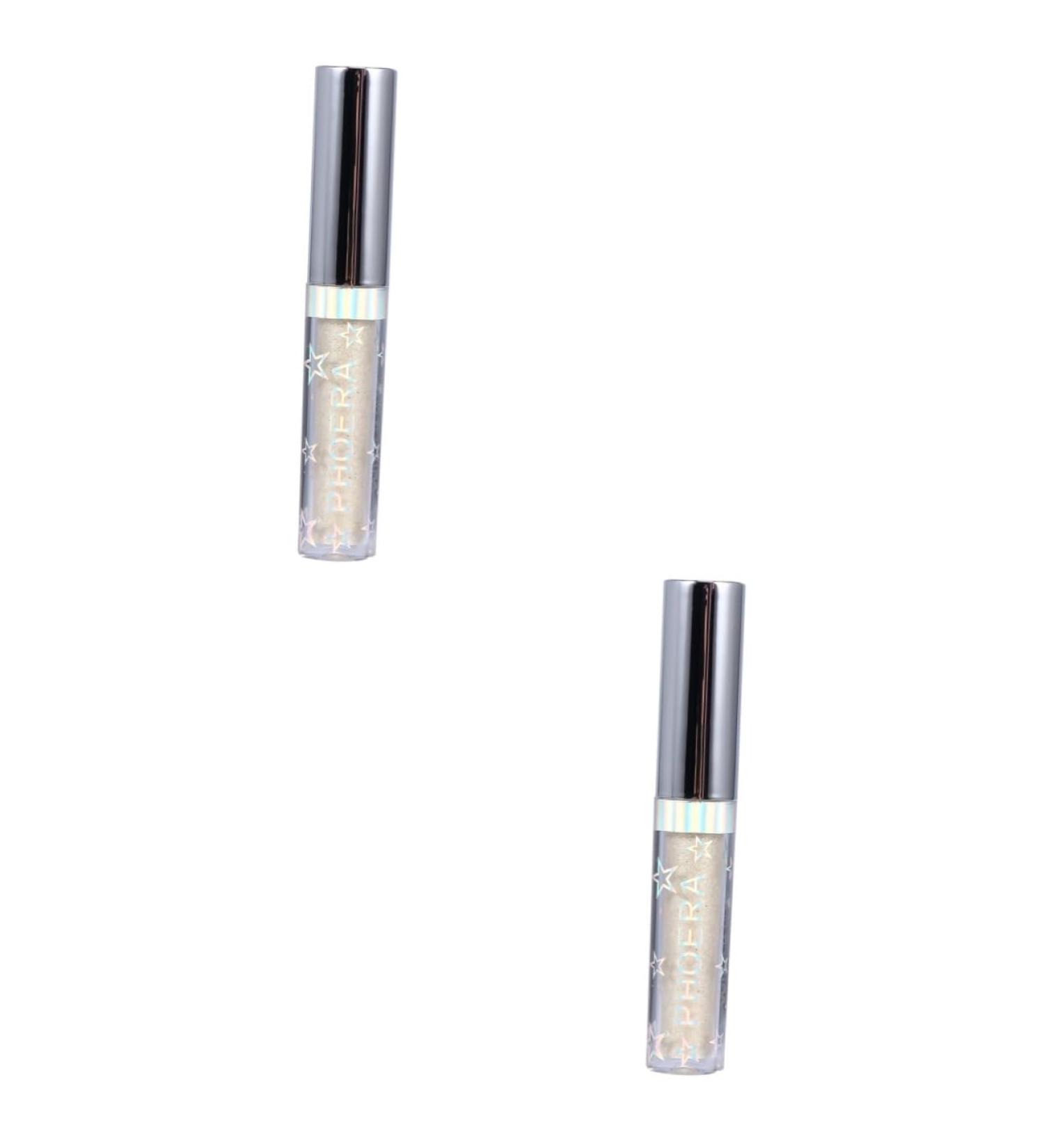HAPINARY 2pcs Pearlescent Eyeshadow Makeup Eyeshadow Glitter Eye Shadow Sparkling Eyeliner Glow Golden - Buy Online on GoSupps.com