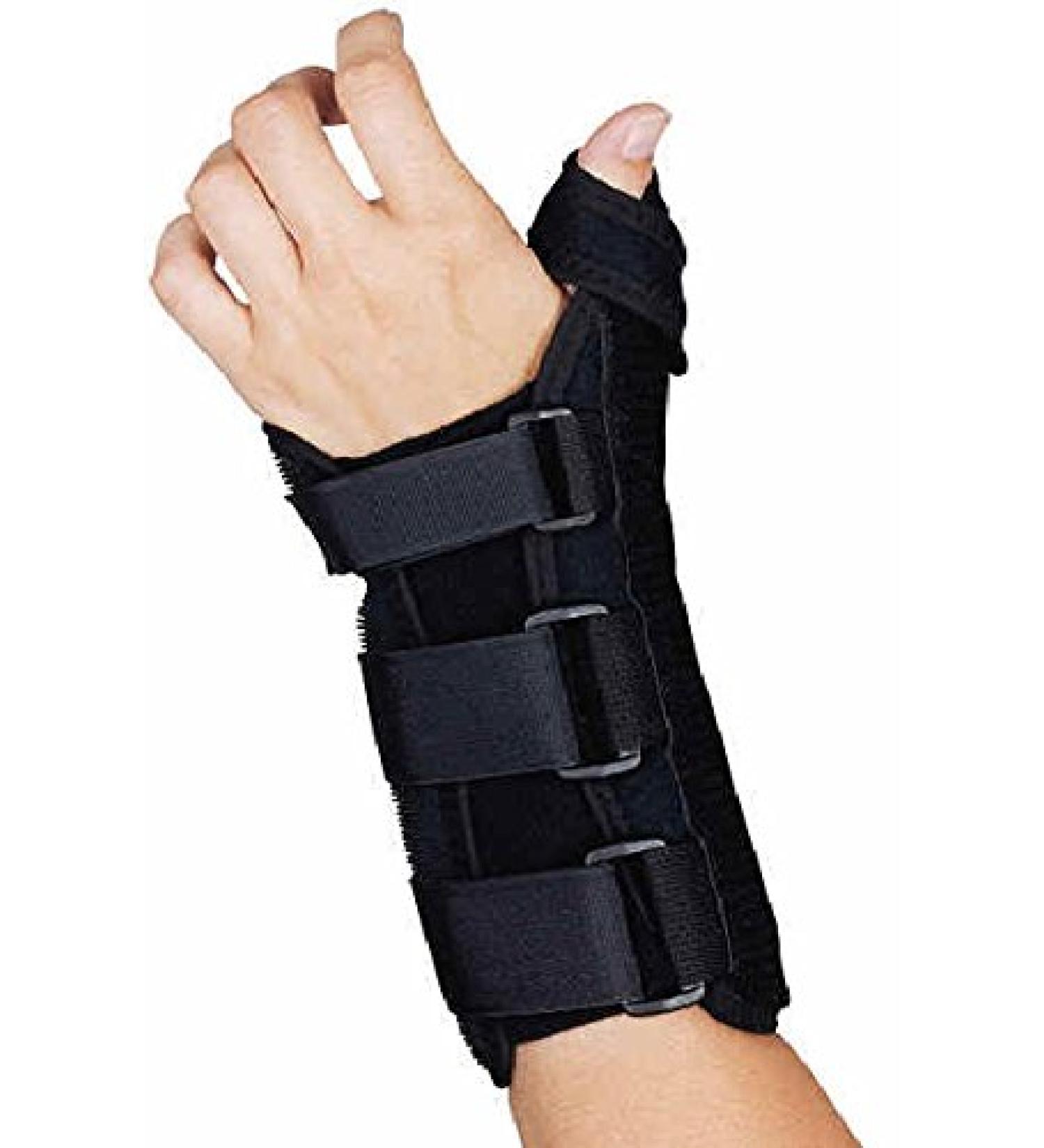 Carpal Tunnel Wrist Brace & Thumb Spica Splint. Wrist & Thumb Immobilizer Brace. Wrist Brace for Arthritis Tendonitis Wrist Pain Fracture L3807 (Medium Right Hand) Medium-Right