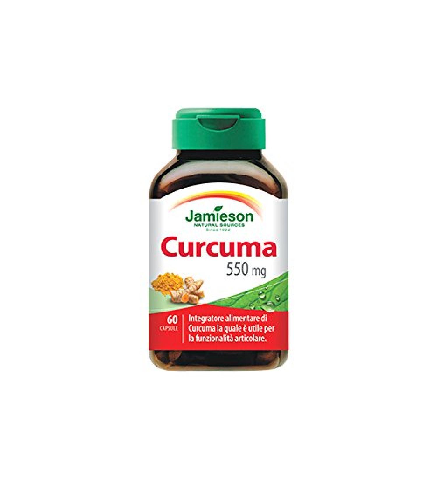 Jamieson Curcuma Turmeric Supplement Antioxidant & Immune Support 500 mg