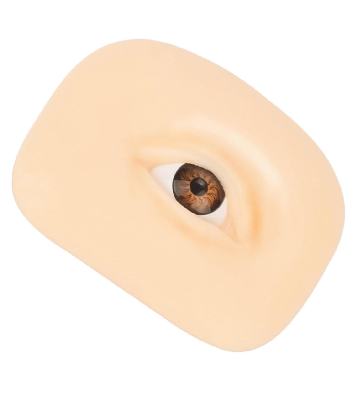 Mikinona Makeup Practice Skin Eye Makeup Fake Skin Makeup Practice Supply Skin Training Tool 6.9x5.2cm As Shown 2 - Buy Online on GoSupps.com