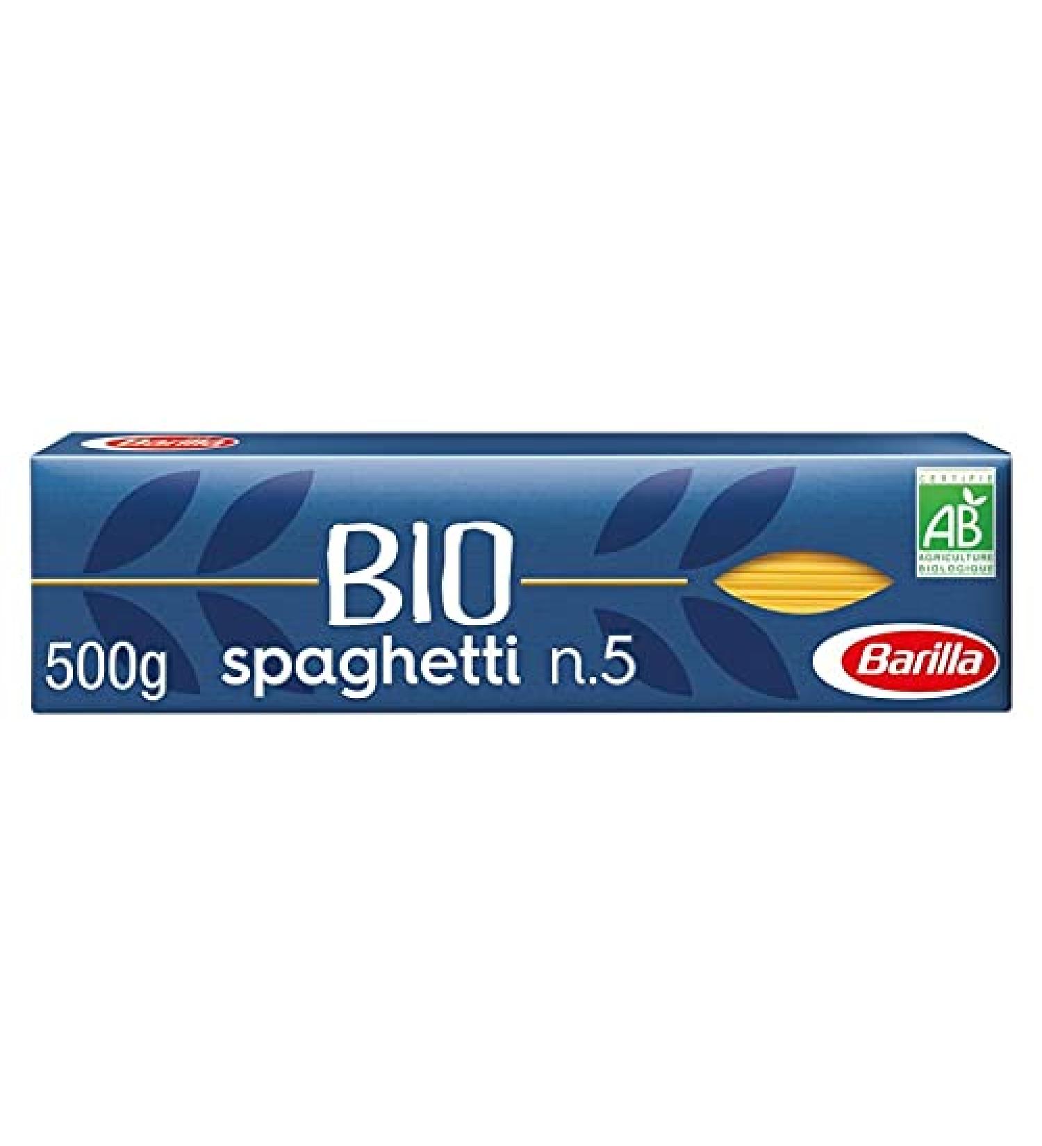  Epicerie sal e Barilla Organic Spaghetti Pasta 500 g - Pack of 2 - Buy Online on GoSupps.com