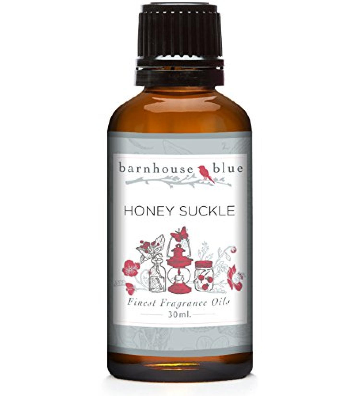Barnhouse Blue Honeysuckle 30ml Premium Fragrance Oil - for Candle Soap Making Aromatherapy Diffusers Home Care & Humidifiers Honeysuckle 1.01 Fl Oz (Pack of 1)