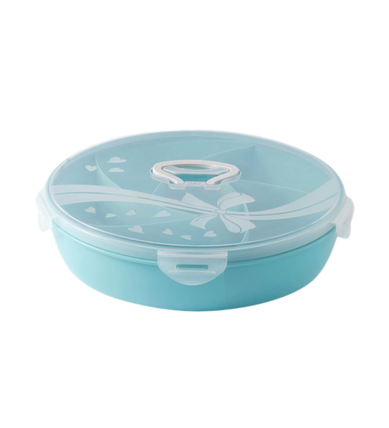 FELTECHELECTR Snack Platter Dish Appetizer Server Tray Nut Container 28.5*7.3cm Blue - Buy Online on GoSupps.com