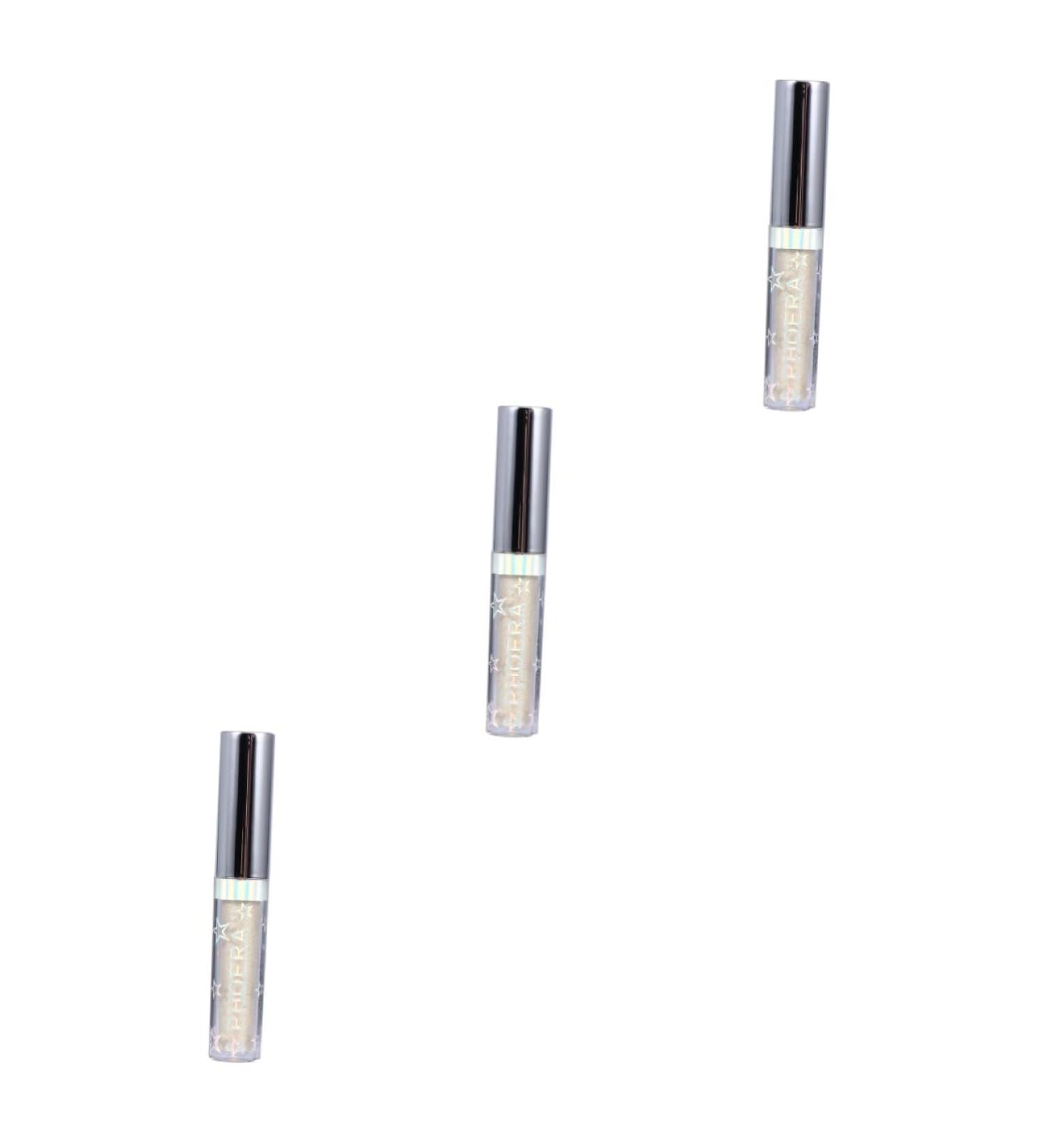 FOMIYES 3pcs Eye Shadow Eyeshadow Glow Sparkling Eyeliner Glitter Liquid Eyeliners Women Makeup Flash 1 count (Pack of 1) Goldenx3pcs - Buy Online on GoSupps.com