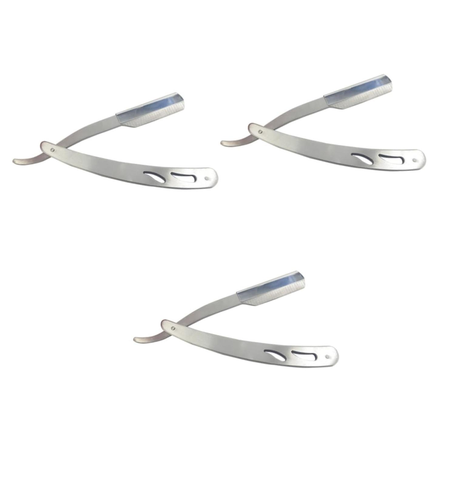 Buy Minkissy 3pcs Stainless Steel Razor Scraper Head for Men - Durable & Precision Grooming - International Shipping Available - Buy Online on GoSupps.com