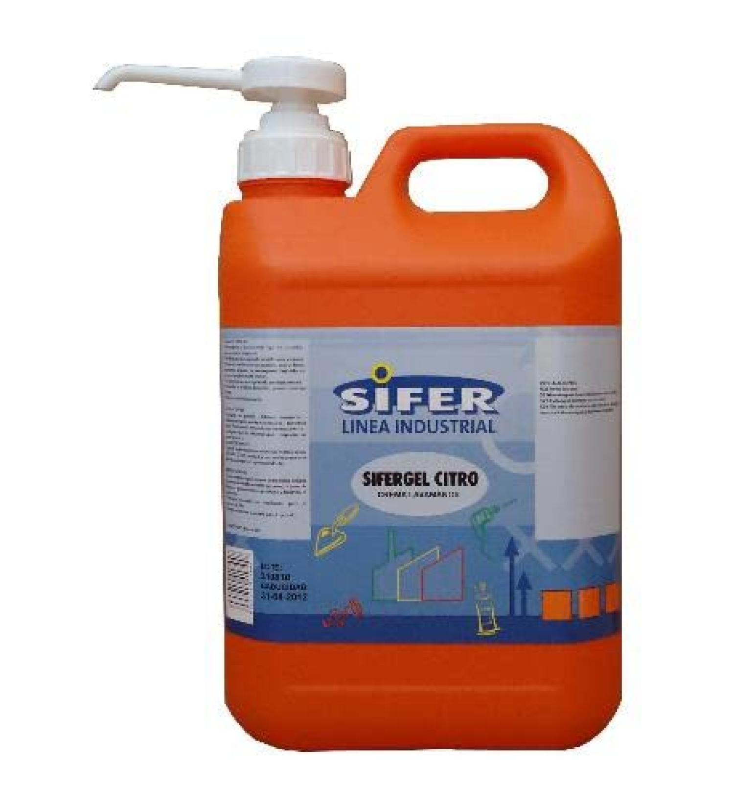SIFER Sifer Citro Gel Hand Wash Cream Microbeads 5 Litres SI2122-5