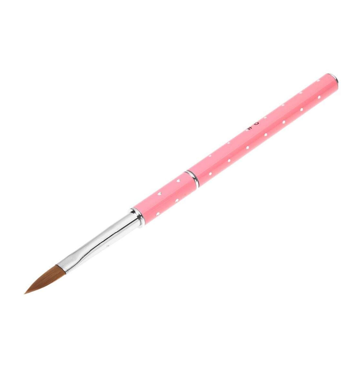 New Nail Art Acrylic Carving Pen NO.8 Crystal Brush Powder Tool Pink - Buy Online on GoSupps.com