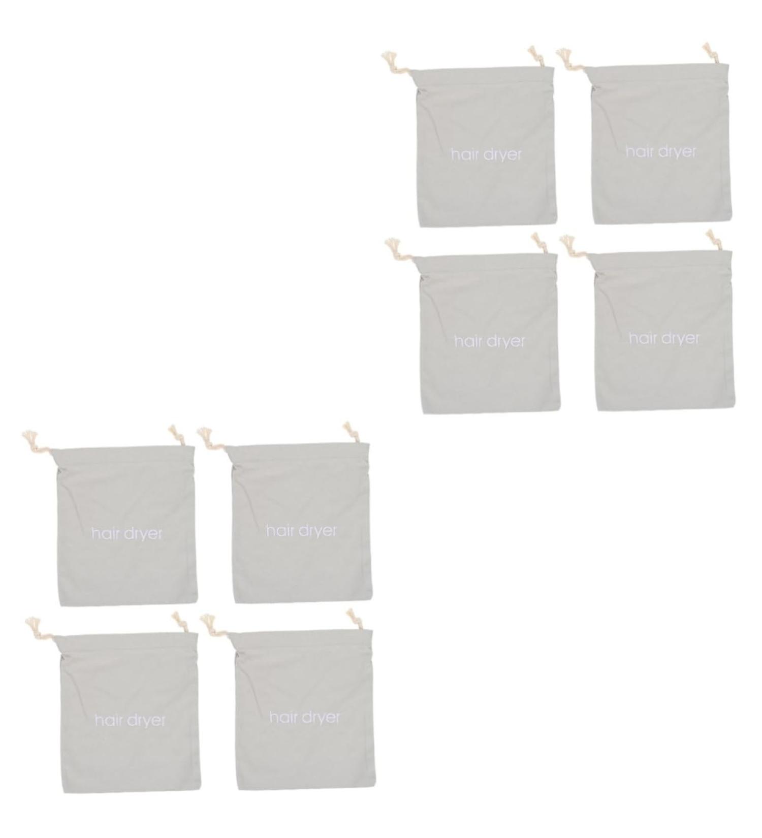 NOLITOY 8 Pcs Hair Dryer Storage Bag Travel Carry on Bag Bathroom Shower Bags Hair Dryer Drawstring Bags - Buy Online on GoSupps.com
