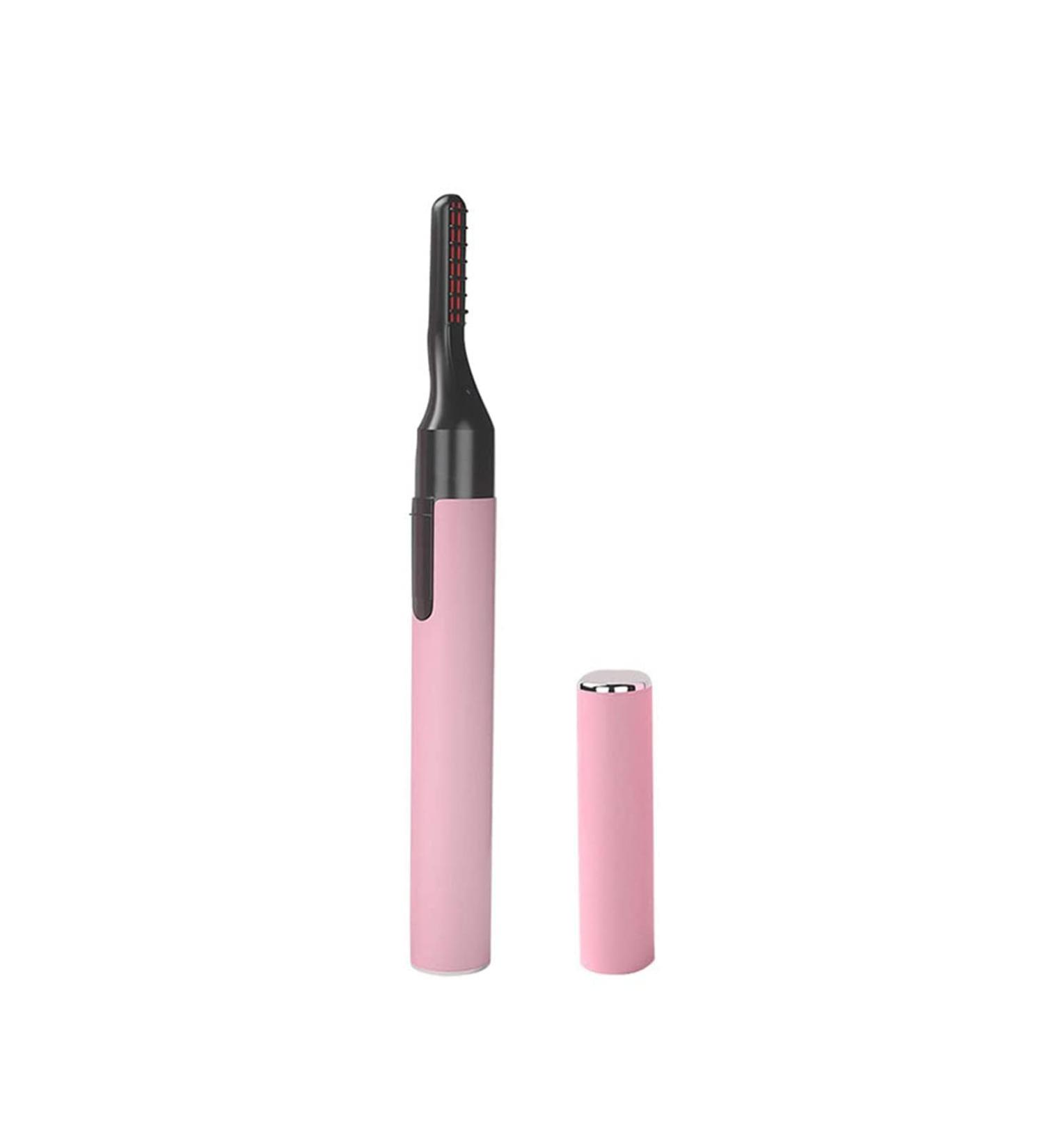 Heated Eyelash Curler Electric Eyelash Curler Double Heating Wires Wand-Shaped Tip Temperature Sensor Fast Heat Curled Lasting for Eye Beauty Makeup - Buy Online on GoSupps.com