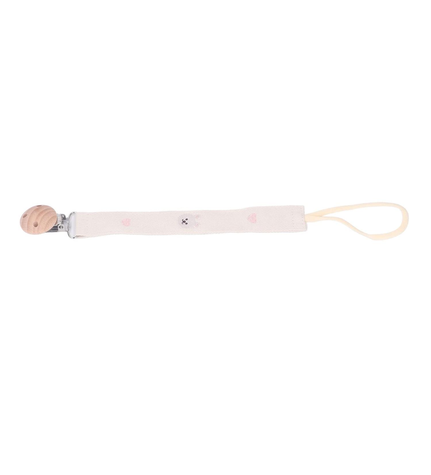 Soft Rabbit Pacifier Holder Strap - Easy-to-Wear Clip for Babies | Prevents Detaching | Best International Shipping - Buy Online on GoSupps.com